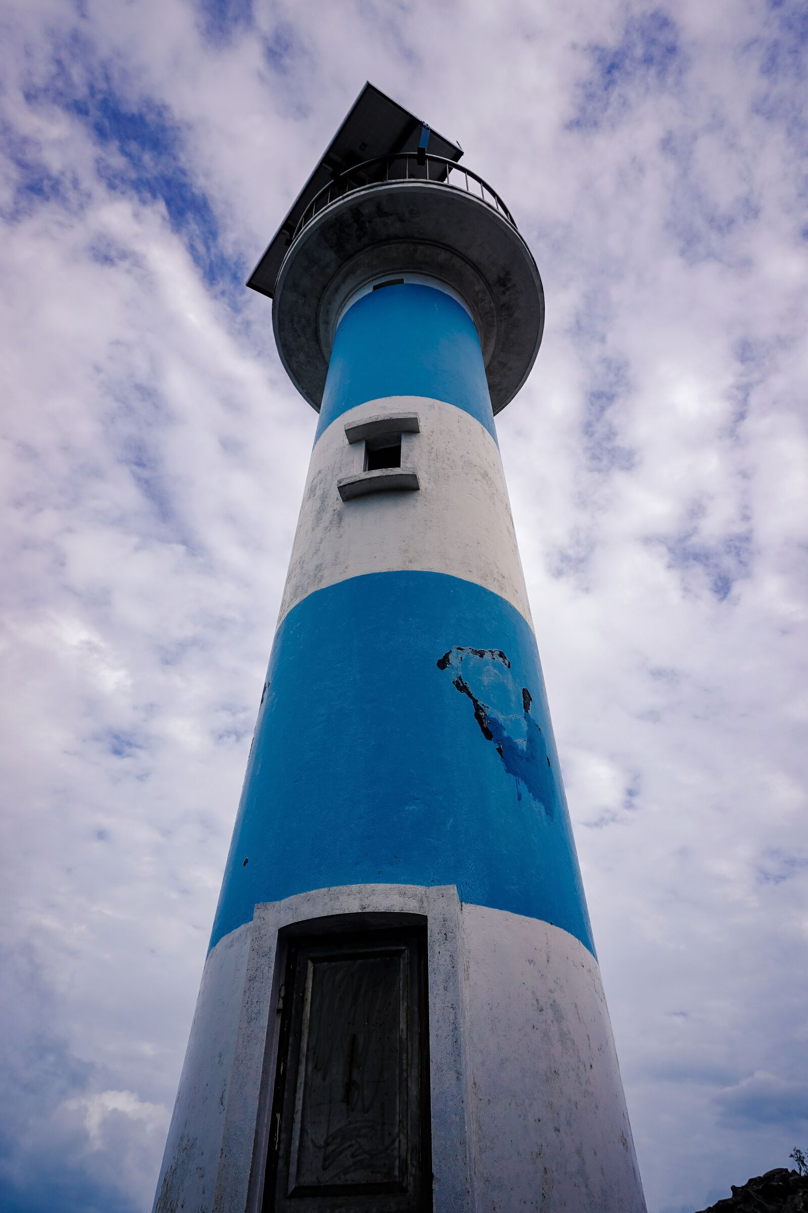 Sony a6000 sample photo. Lighthouse, blue, high photography