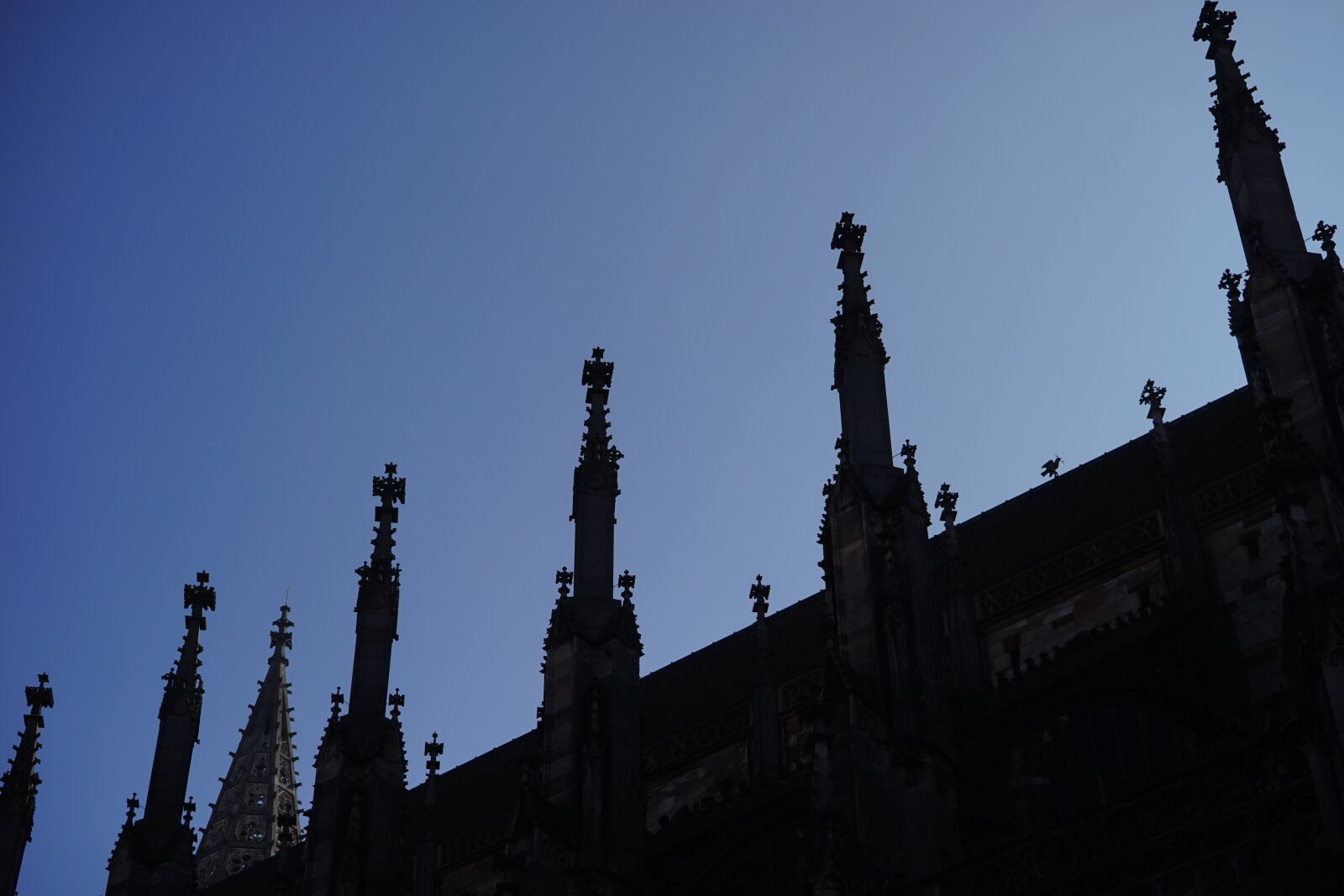 Sony a7 + Sony FE 28-70mm F3.5-5.6 OSS sample photo. Ulm cathedral, turret, ornament photography