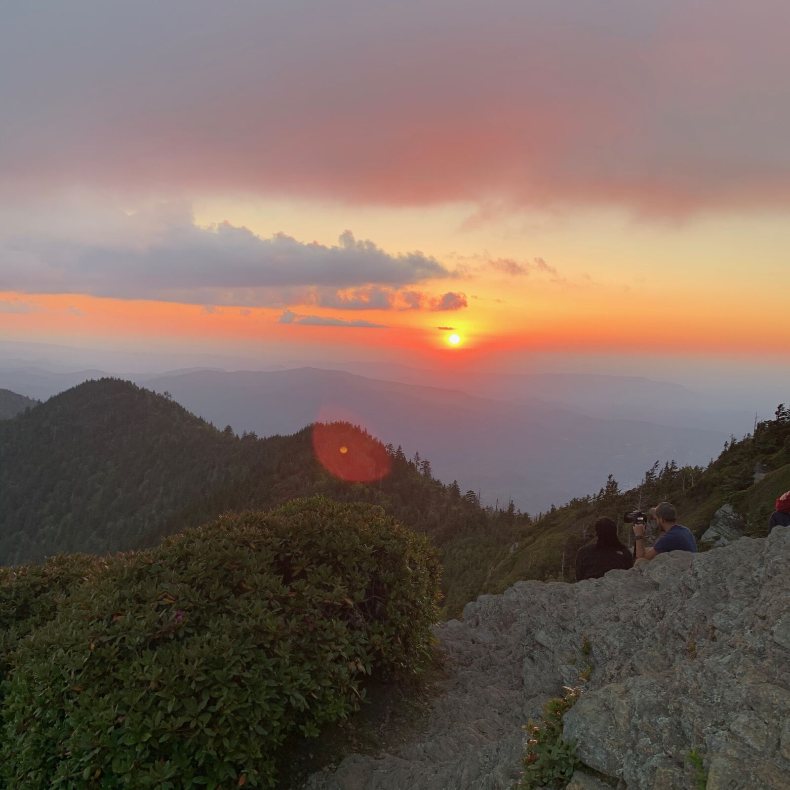 Apple iPhone XR sample photo. "Mountains, sunset, scenic" photography