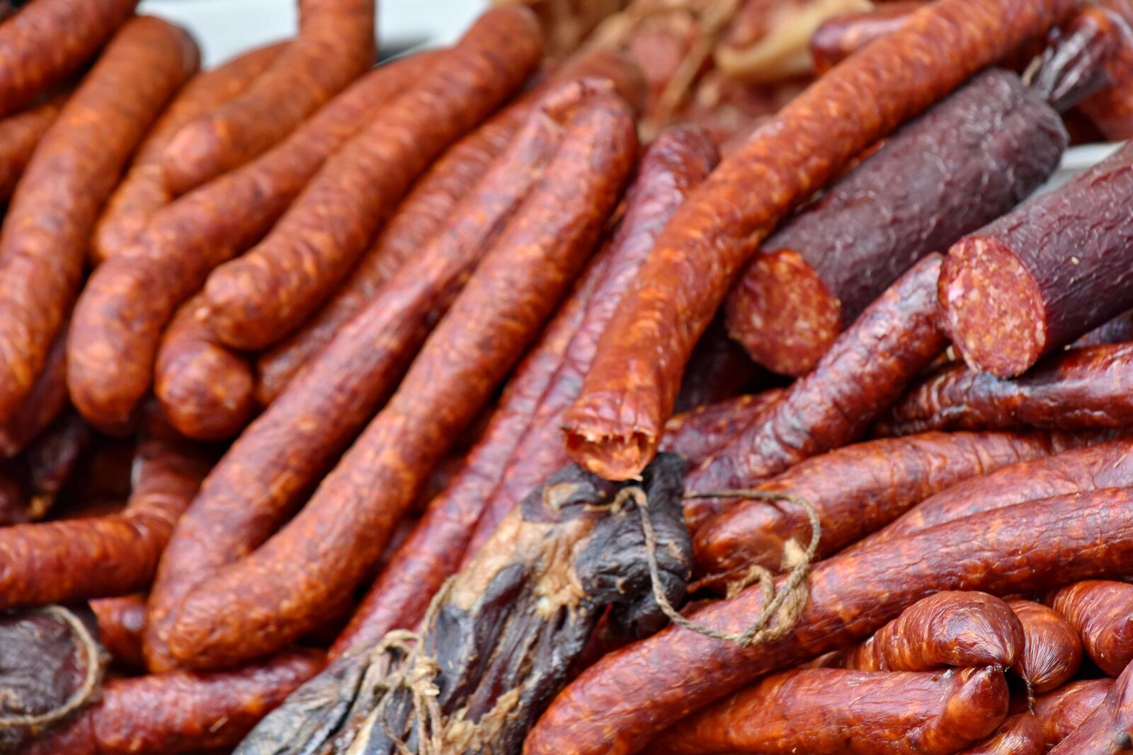 Nikon D5500 sample photo. Bratwurst, sausage, food, meat photography
