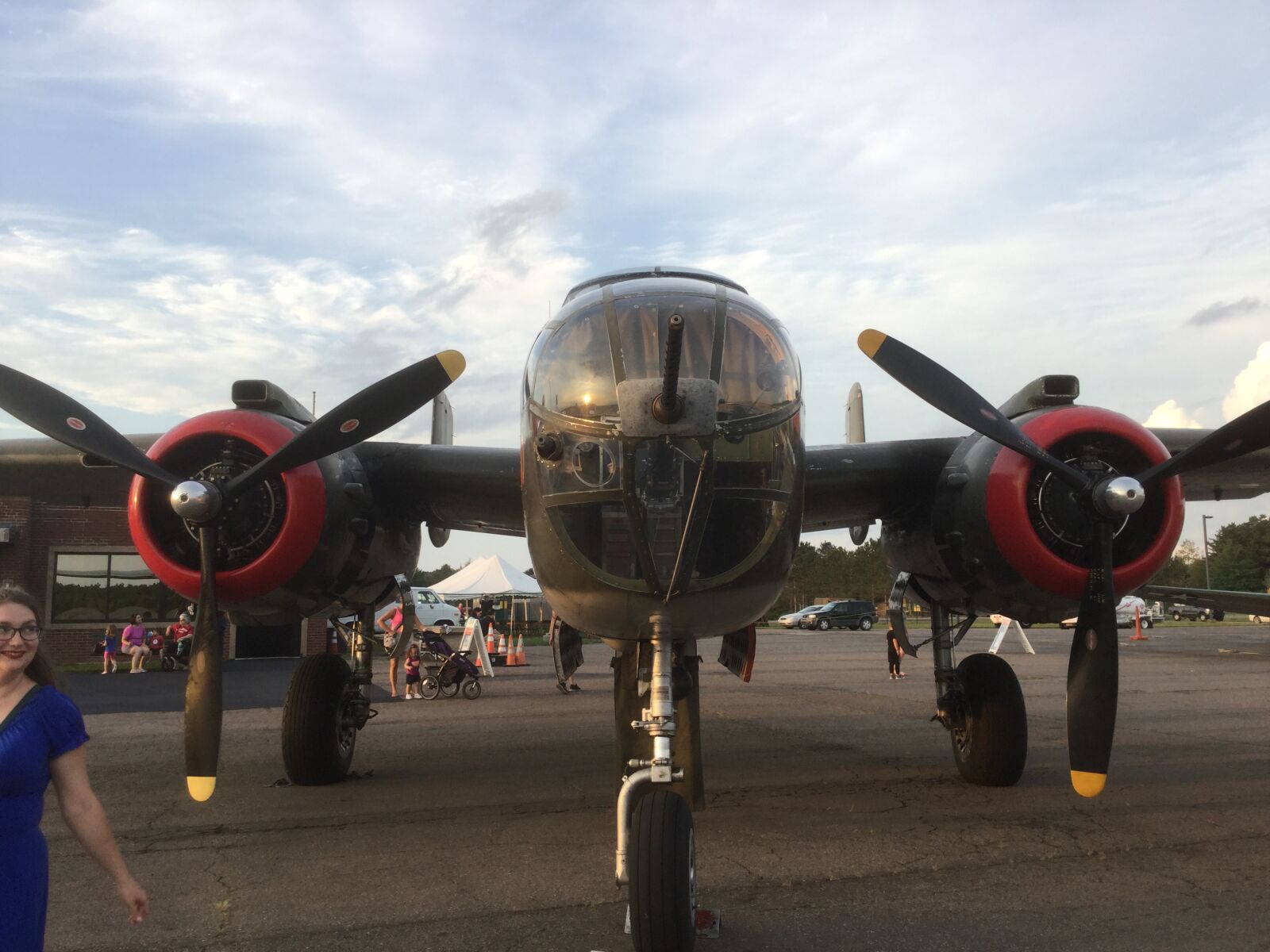 Apple iPod touch sample photo. B-17, bomber, airplane photography