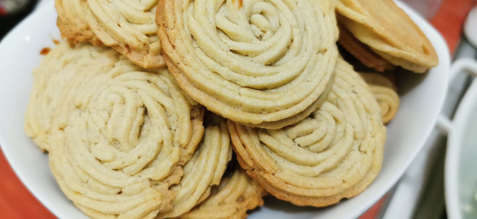HUAWEI P30 Pro sample photo. Galletas, mantequilla, panadería photography