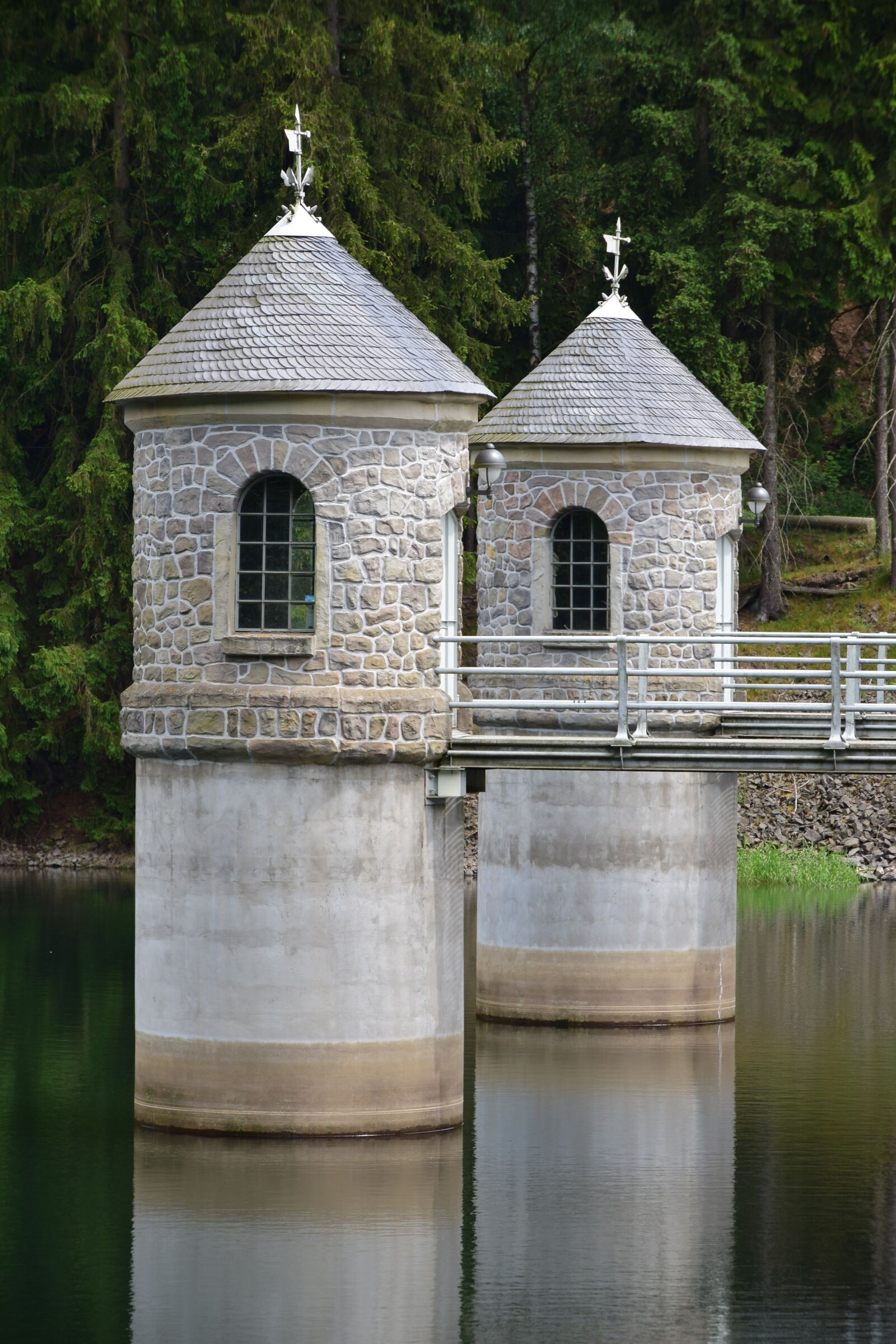 Nikon D5300 sample photo. Dam, barrier wall, neustadt photography