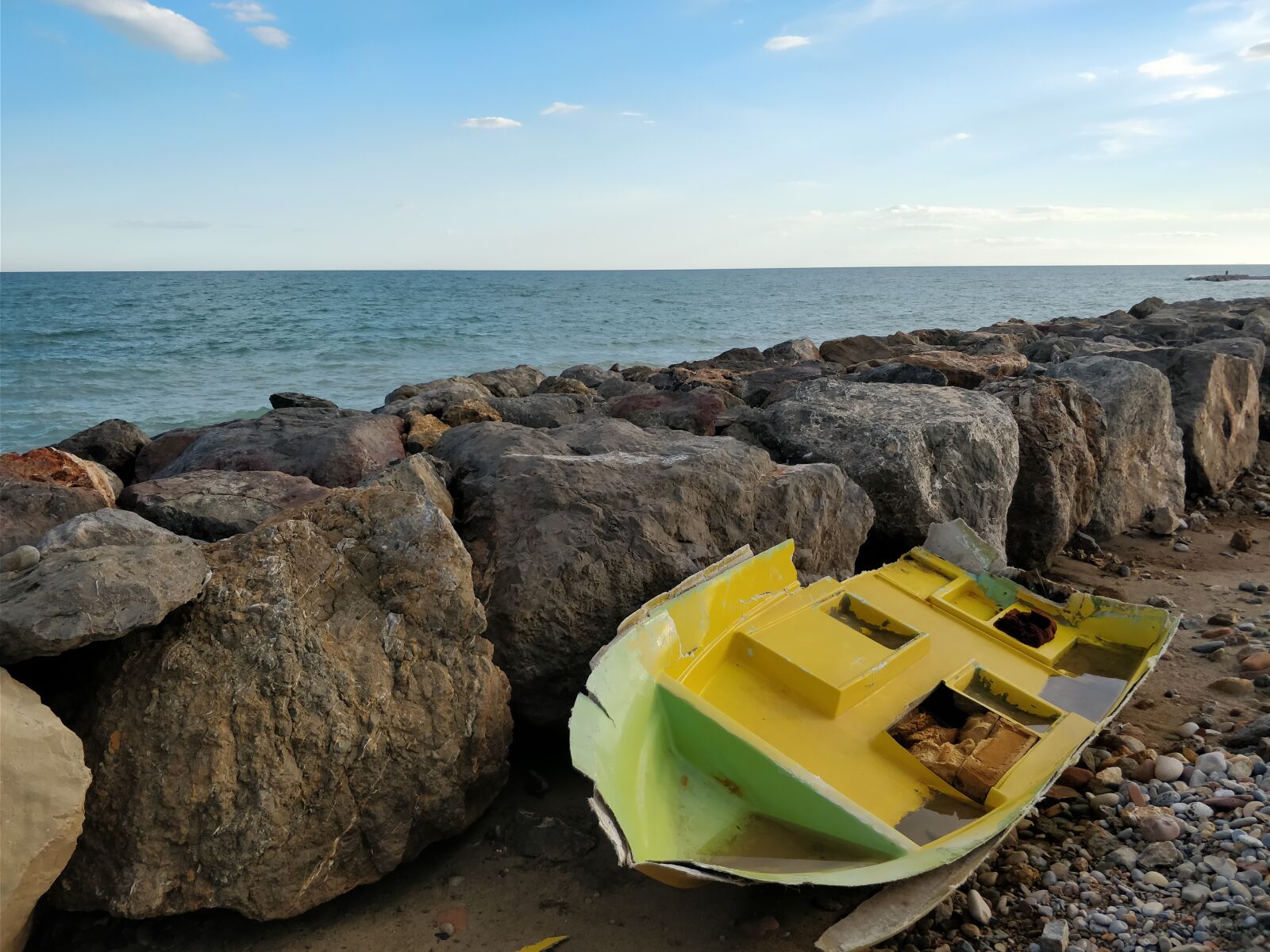 OnePlus 5 sample photo. Beach, boat, burriana, castellon photography