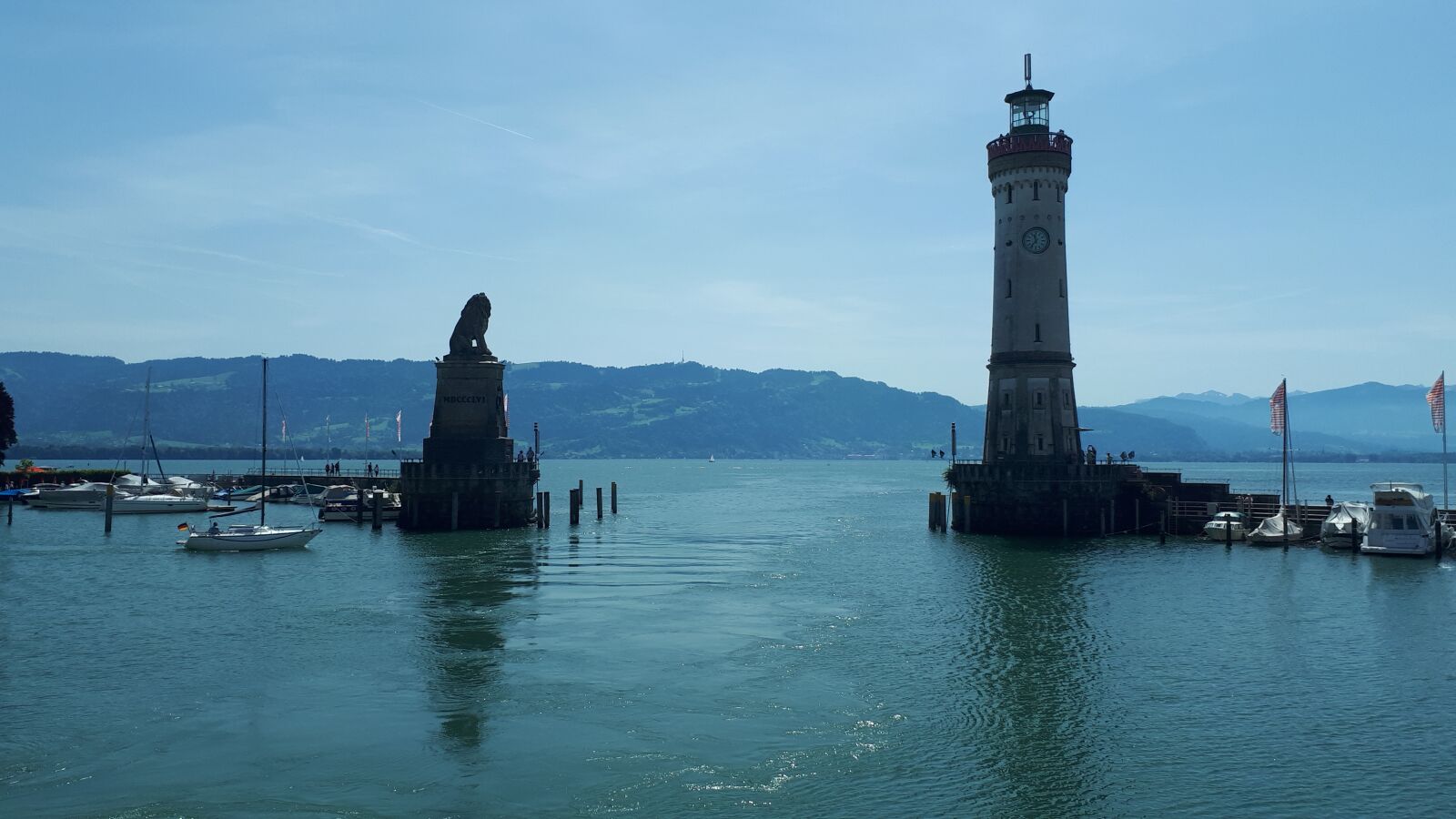 Samsung Galaxy A5(2017) sample photo. Constance, tower, lake photography