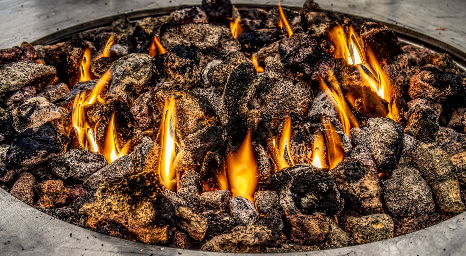 Sony a6000 + Sony E 35mm F1.8 OSS sample photo. Fire, lava, lava stone photography