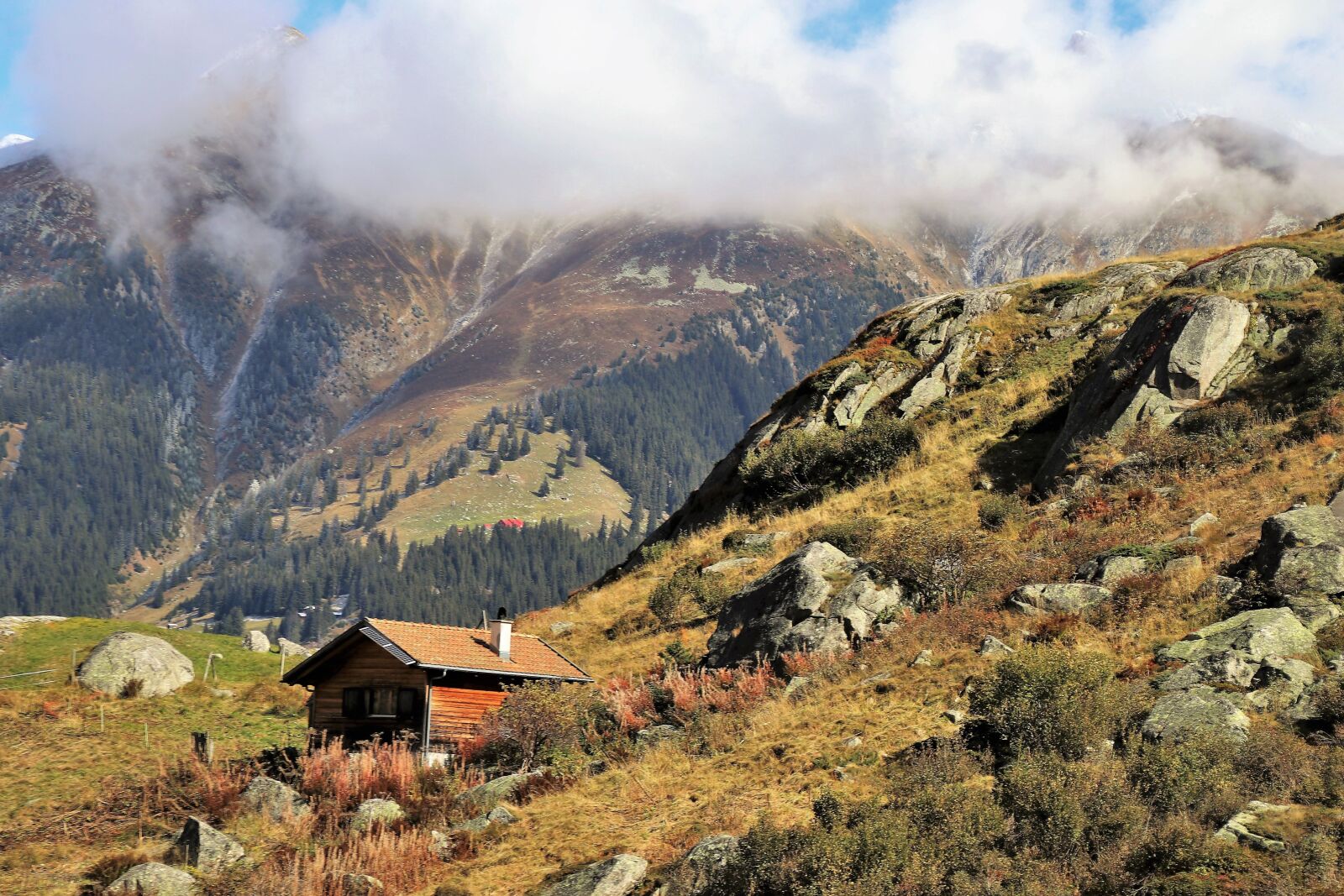 Canon EOS 80D sample photo. The alps, mountains, wooden photography