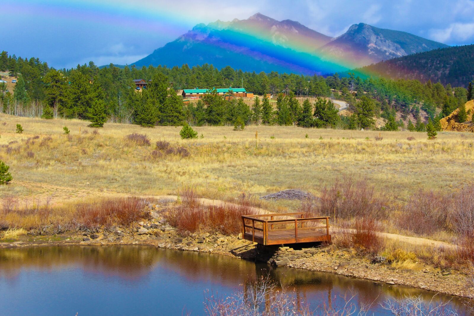 Canon EOS 1200D (EOS Rebel T5 / EOS Kiss X70 / EOS Hi) sample photo. Rainbow, water, colorado photography