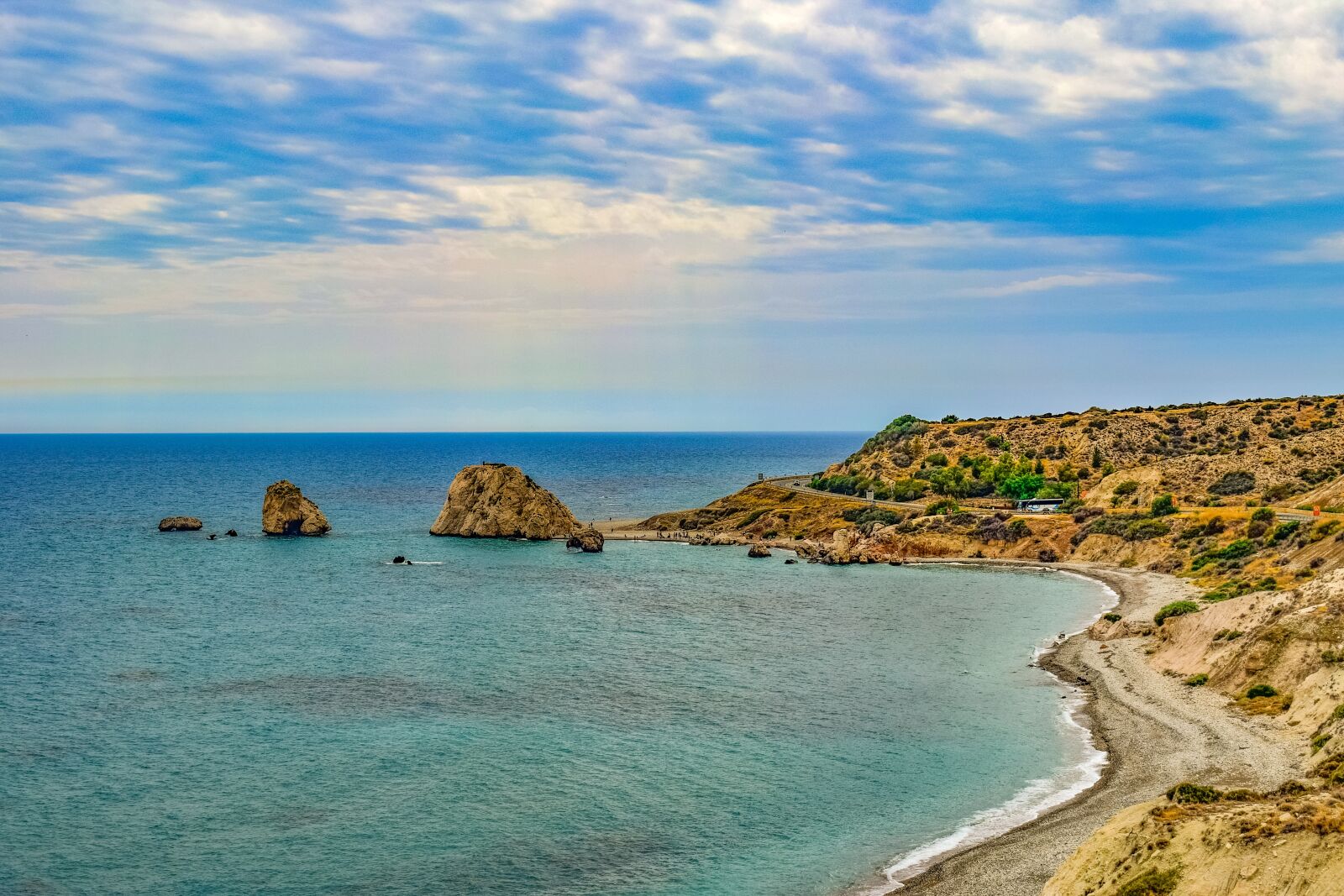 Nikon D3300 sample photo. Cyprus, aphrodite's rock, landscape photography