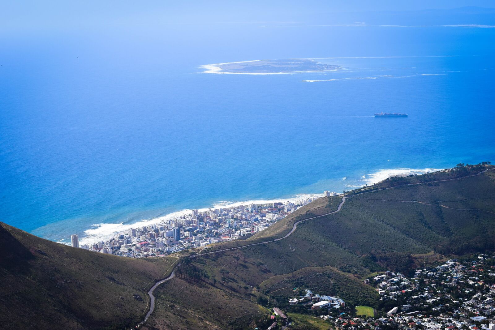 Nikon D5500 sample photo. Aerial from table mountain photography