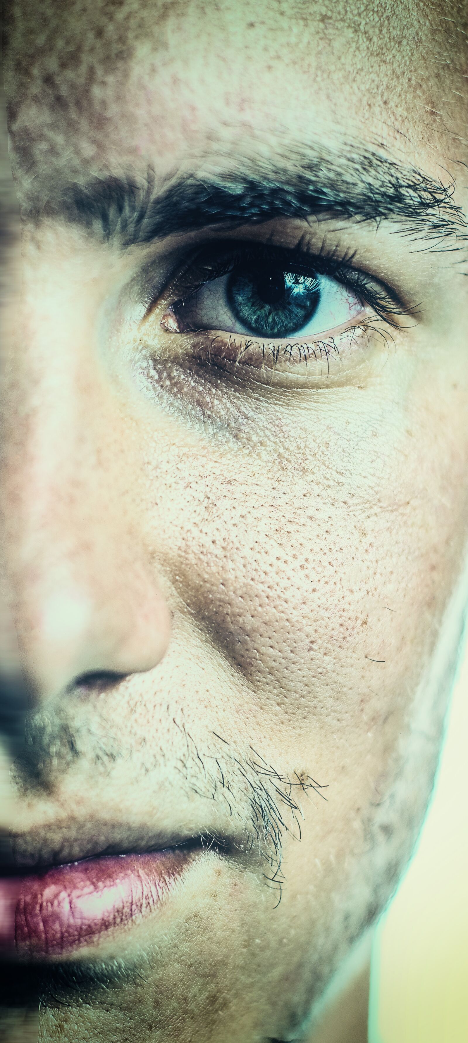 Nikon D5300 sample photo. Half face, portrait, young photography