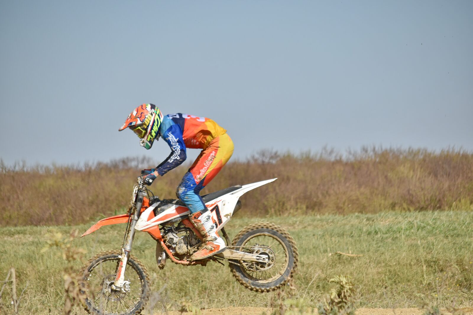 Nikon D5500 sample photo. Danger, extreme, jump, motocross photography
