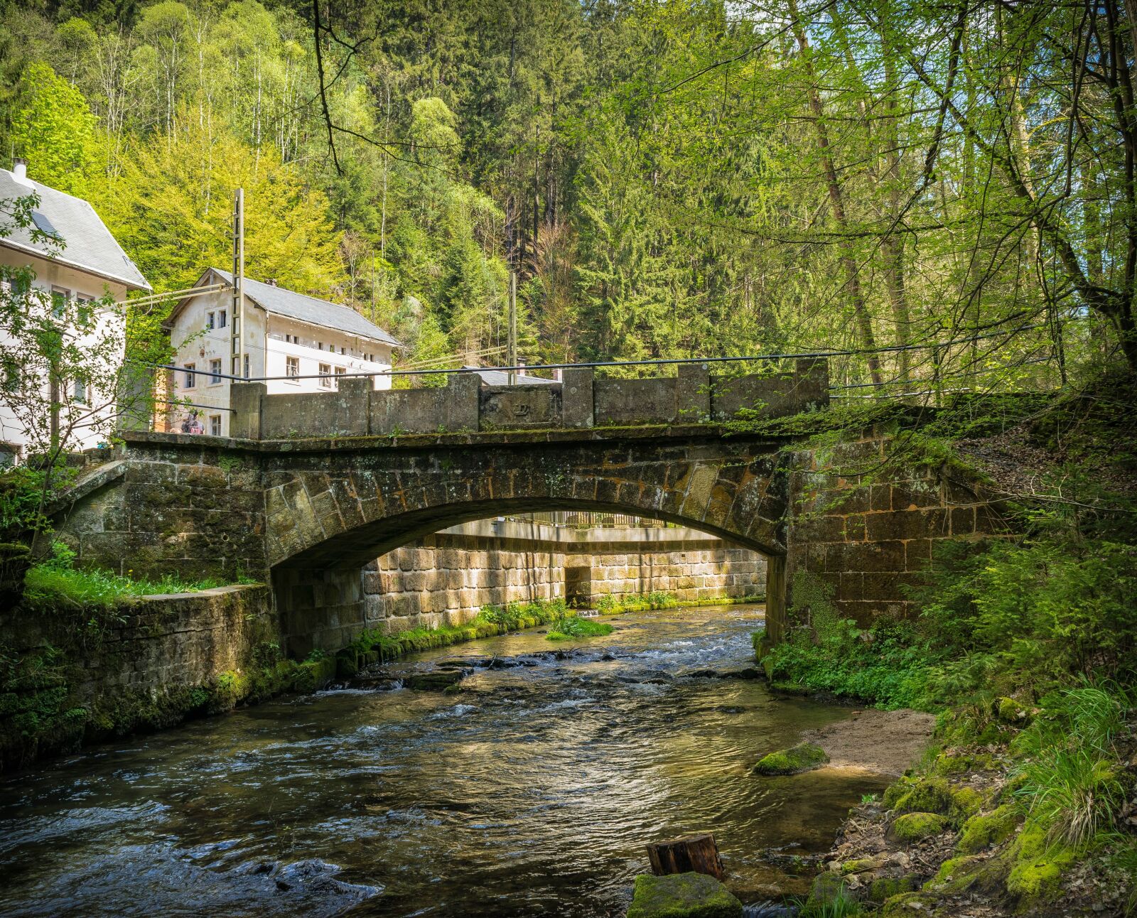Nikon D3300 sample photo. Bridge, river, stone bridge photography