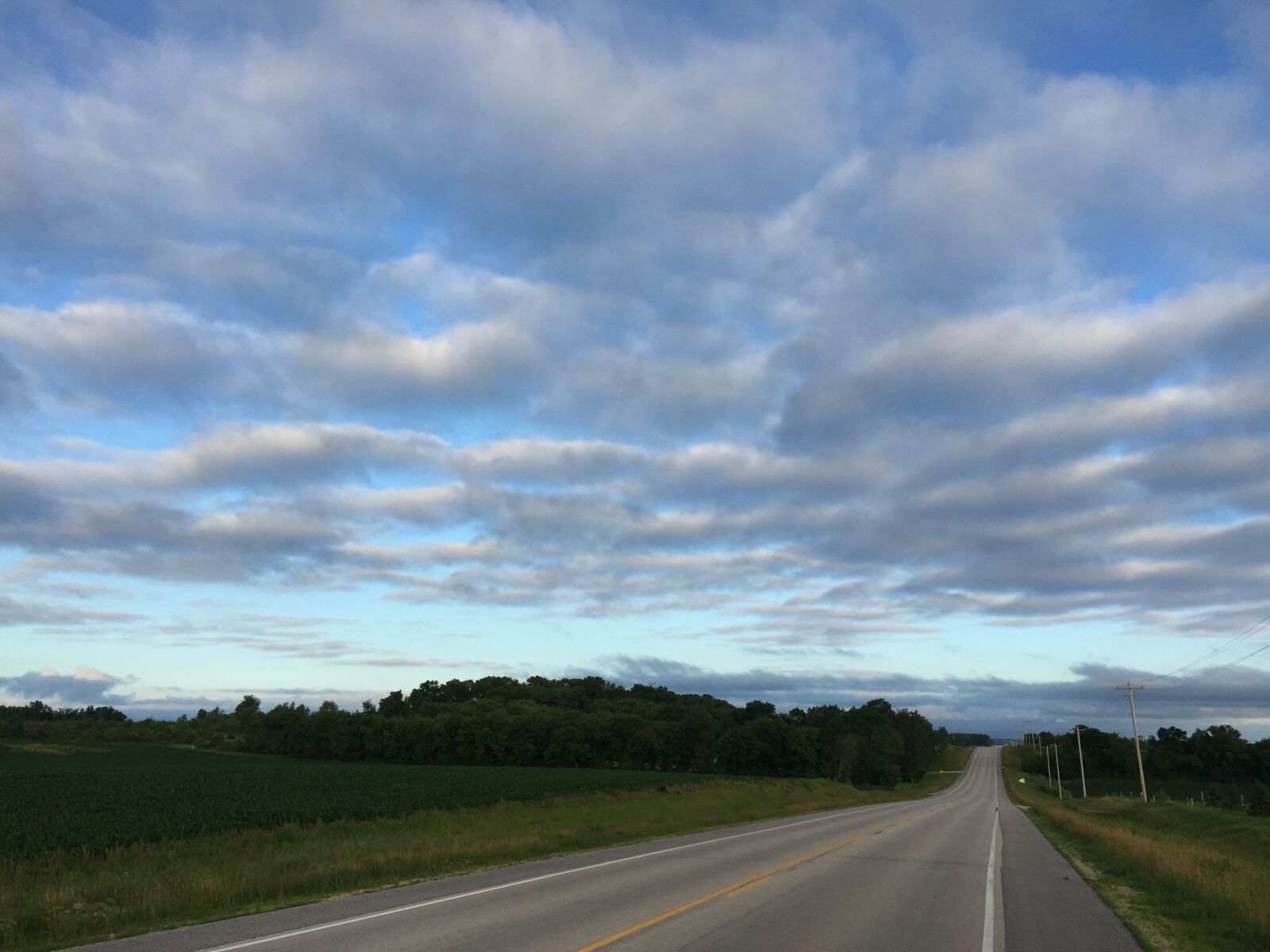 Apple iPhone 6 sample photo. Sky, road, landscape photography
