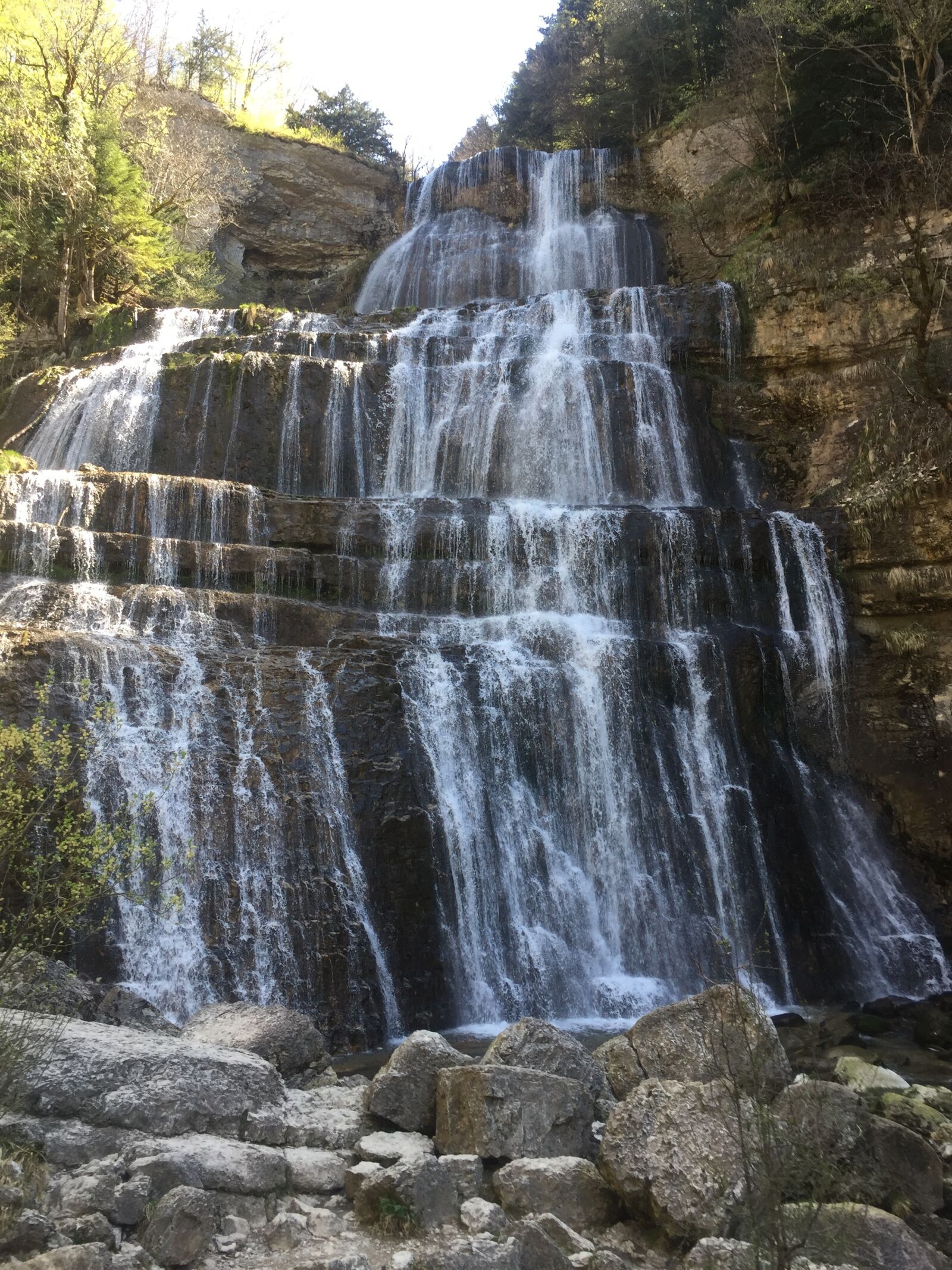 iPhone 6 Plus back camera 4.15mm f/2.2 sample photo. France, waterfall, ardeche photography