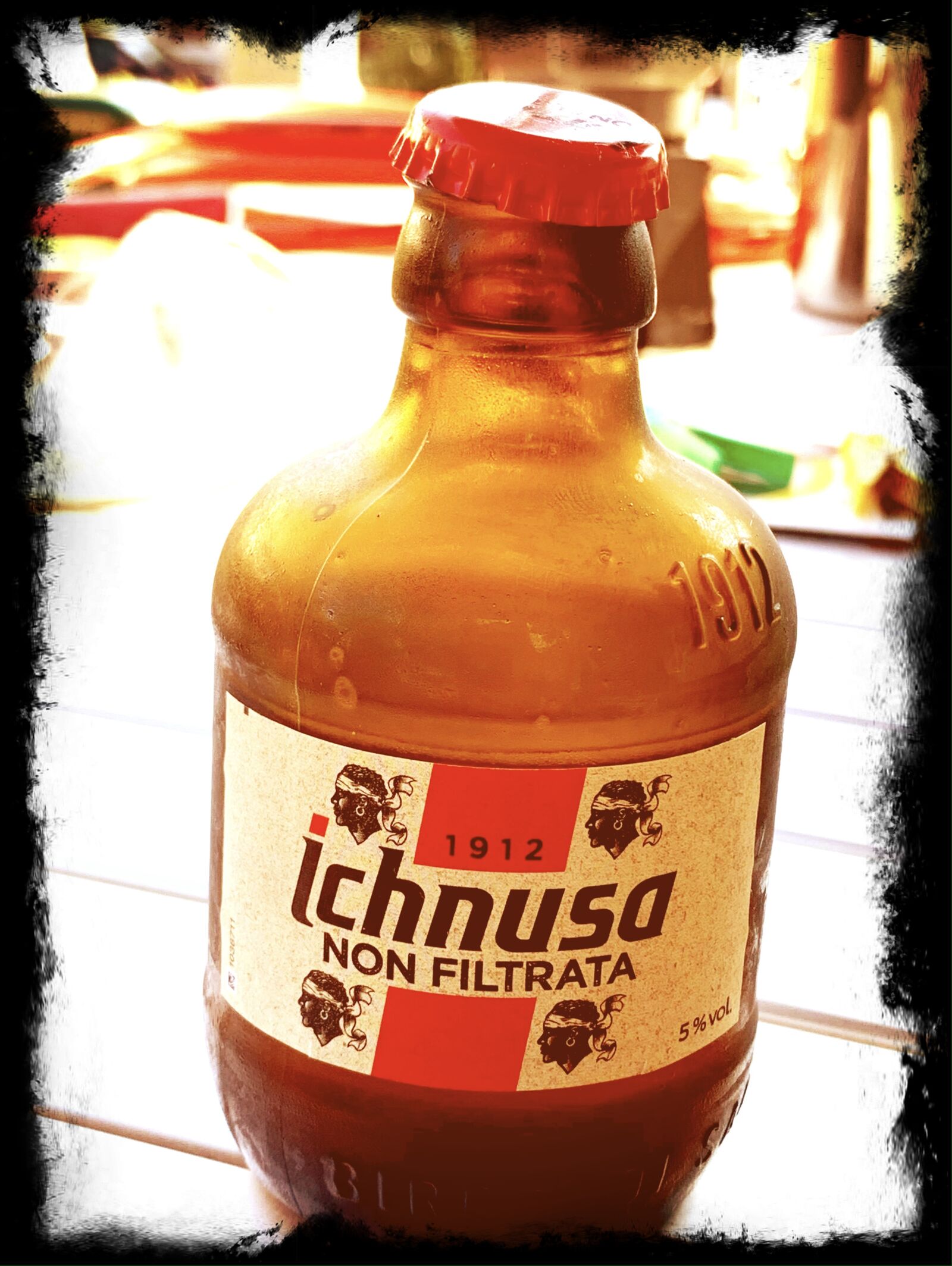 Apple iPhone XR sample photo. Beer, sardinia, local beer photography
