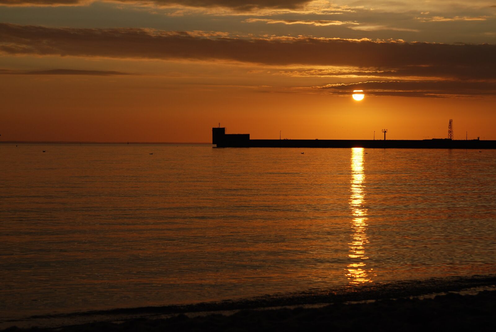 Nikon D80 sample photo. Sunset, sea, helium photography