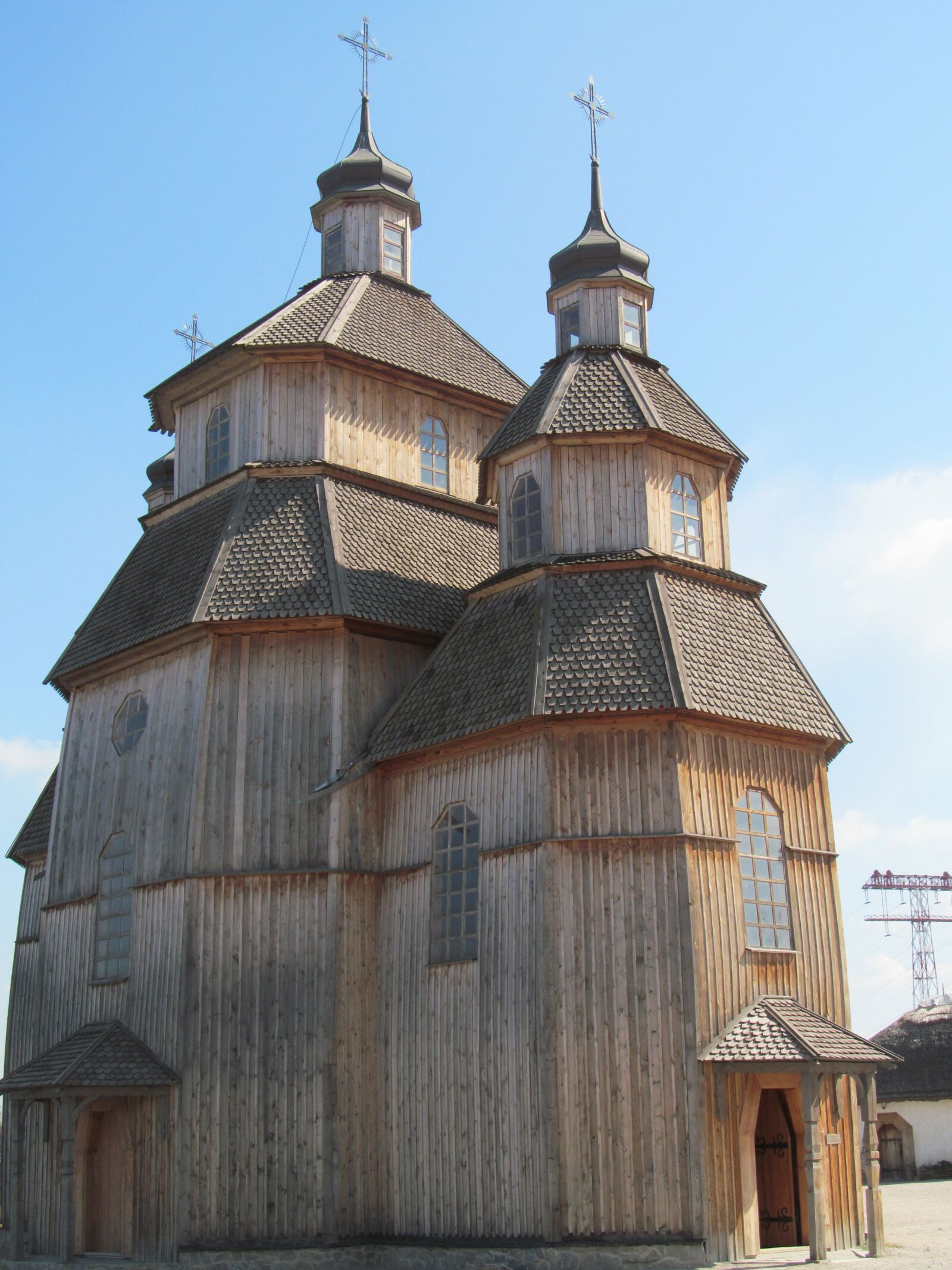 Canon PowerShot SX150 IS sample photo. Khortytsya, zaporozhye, wooden church photography