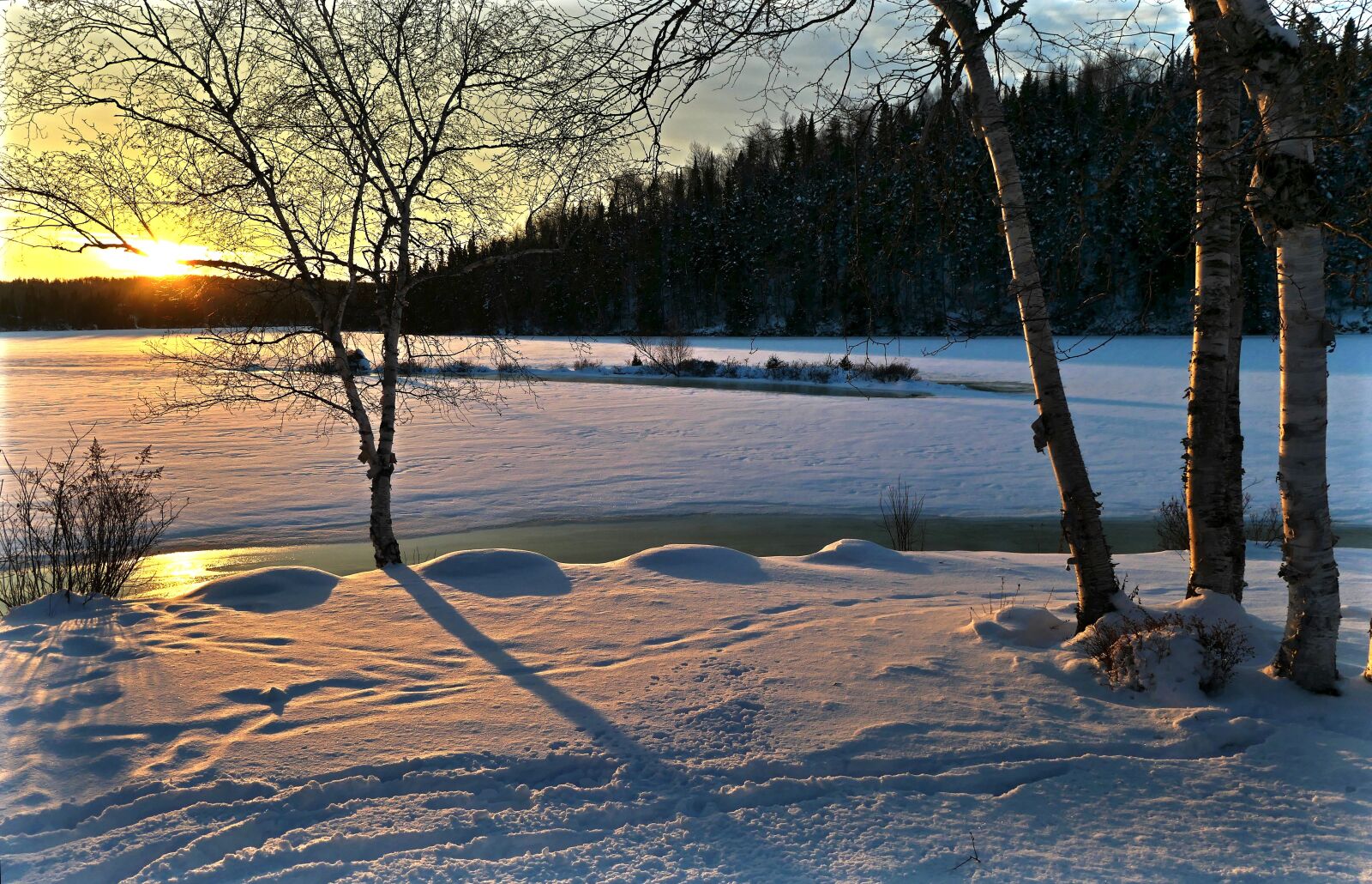Panasonic DC-ZS200 sample photo. Landscape, winter, nature photography