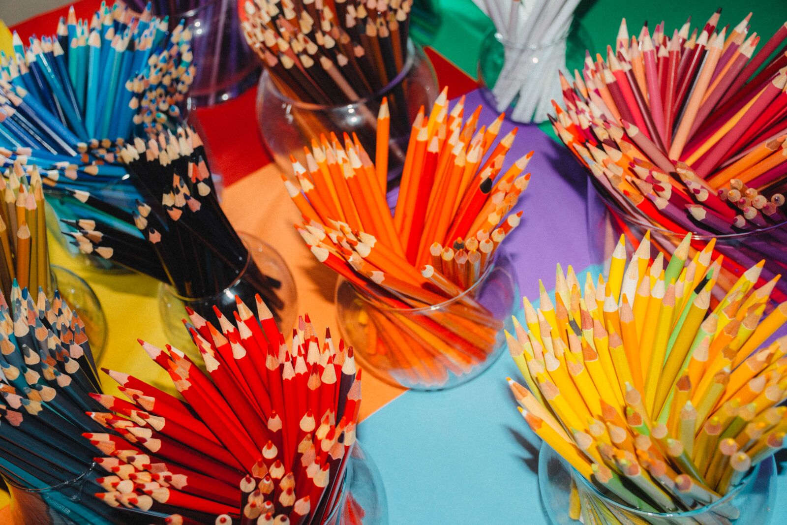 Nikon D7200 sample photo. Pencils, colorful, color photography