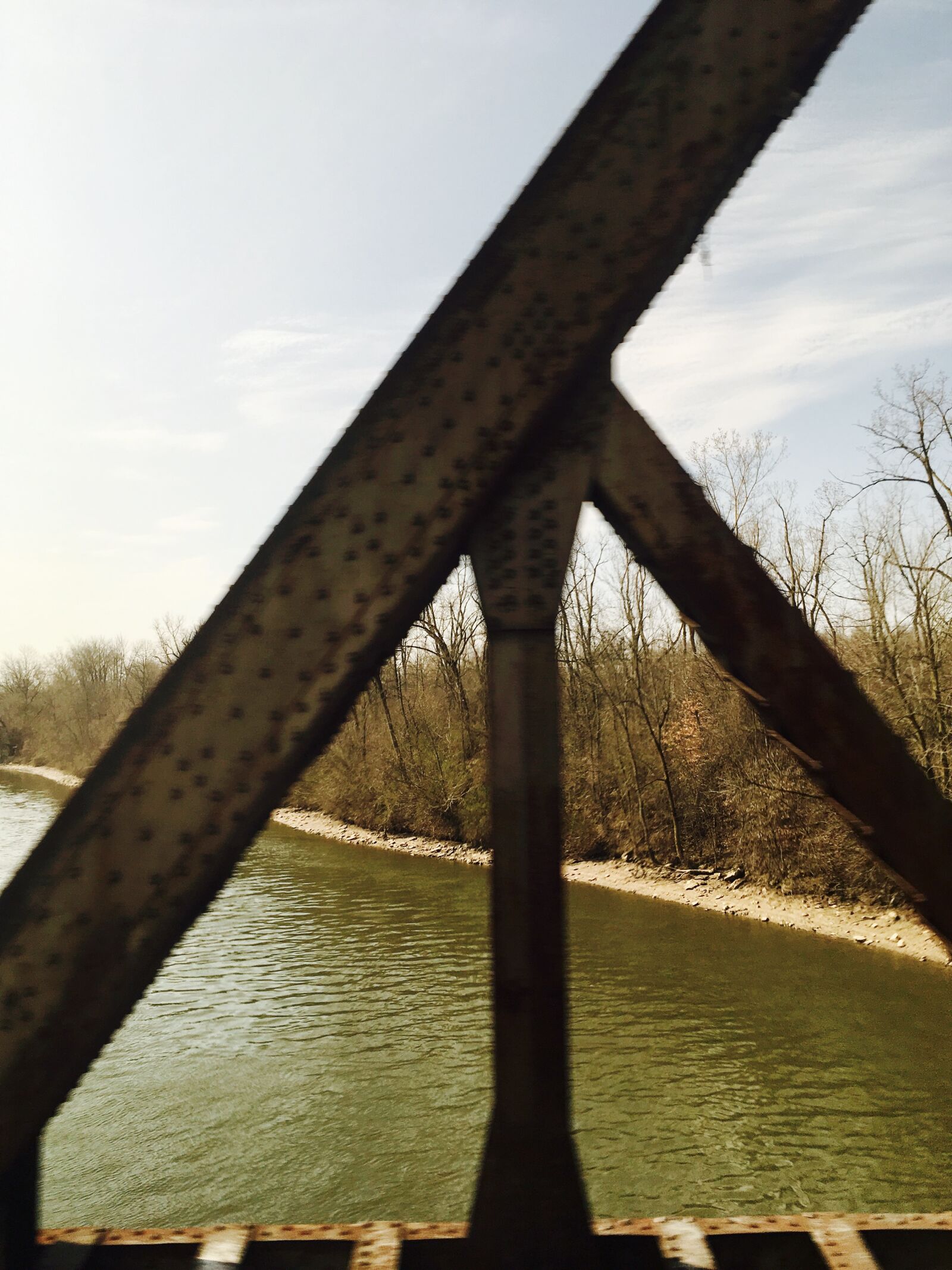 Apple iPad Pro sample photo. River, bridge, usa photography