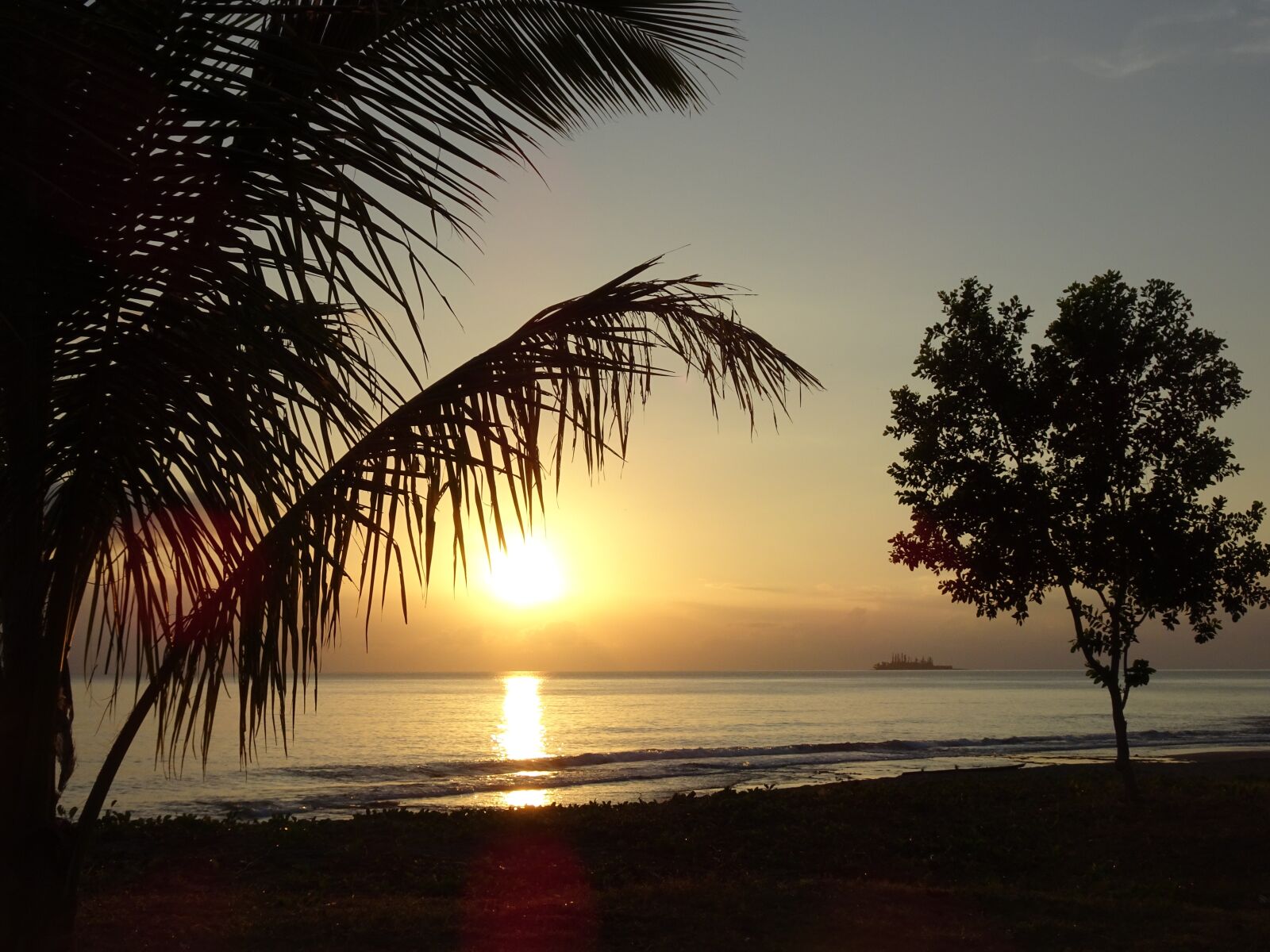 Sony Cyber-shot DSC-HX90V sample photo. Sunrise, poindimie, grande terre photography