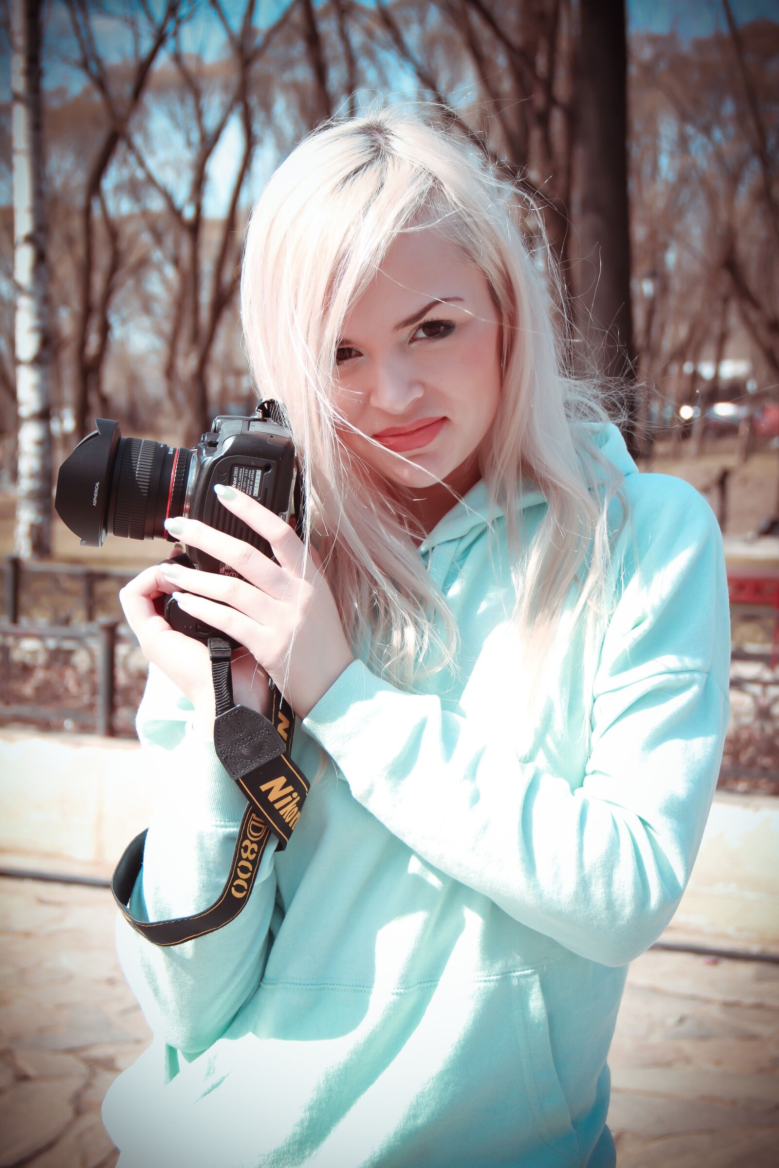 Canon EOS 7D sample photo. A girl with a photography