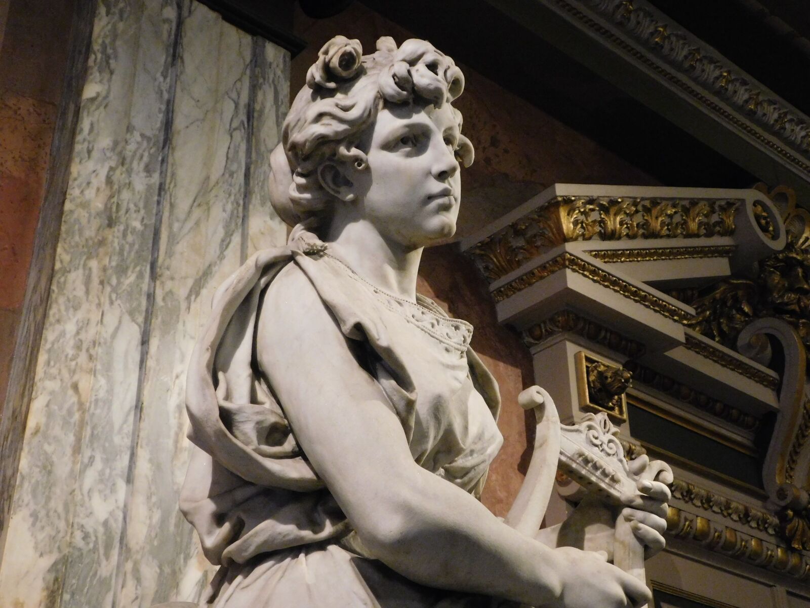 Nikon Coolpix L840 sample photo. Muse, statue, mythology photography