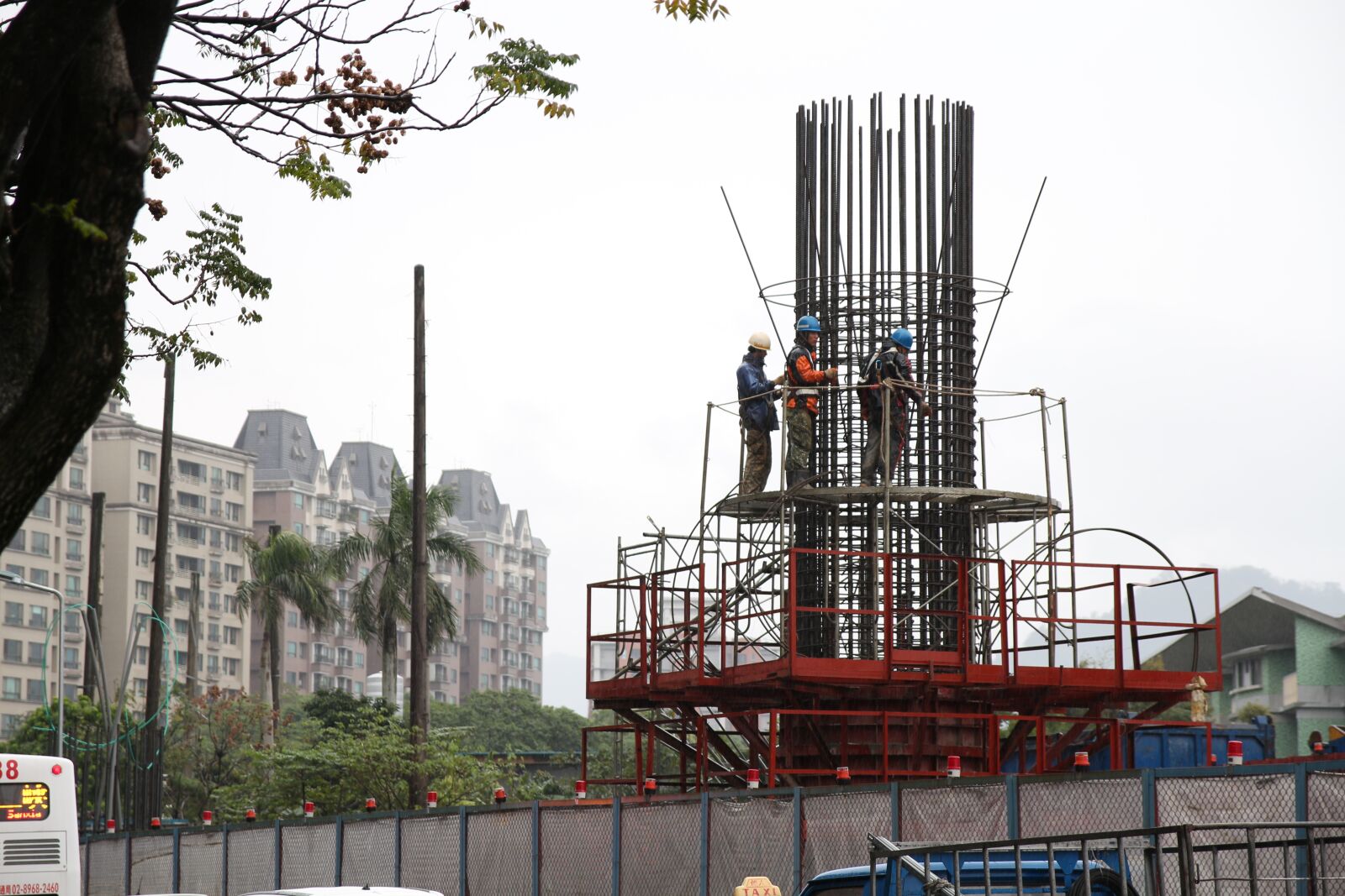 Canon EOS M sample photo. Construction site, construction, template photography