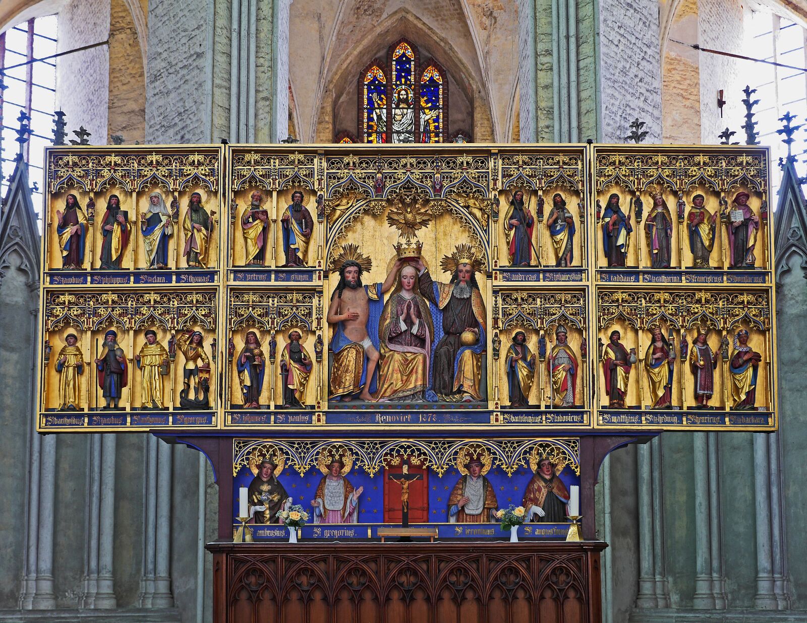 Panasonic Lumix DMC-GH3 sample photo. Polyptych, st mary's church photography