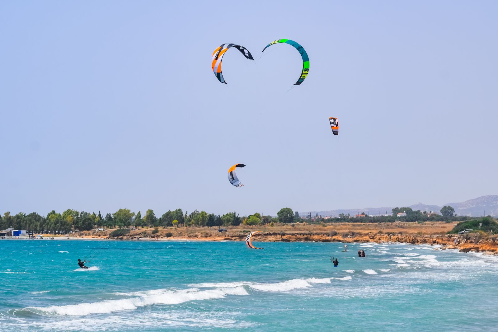 Nikon D3300 sample photo. Kite surfing, sport, beach photography