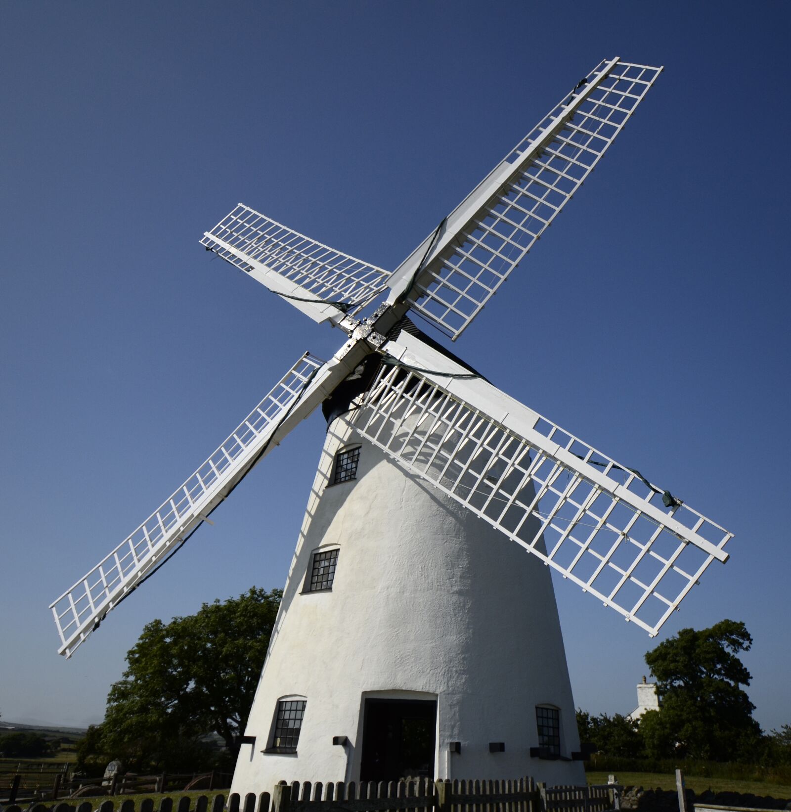 Nikon D7000 sample photo. Windmill, sky, wales photography