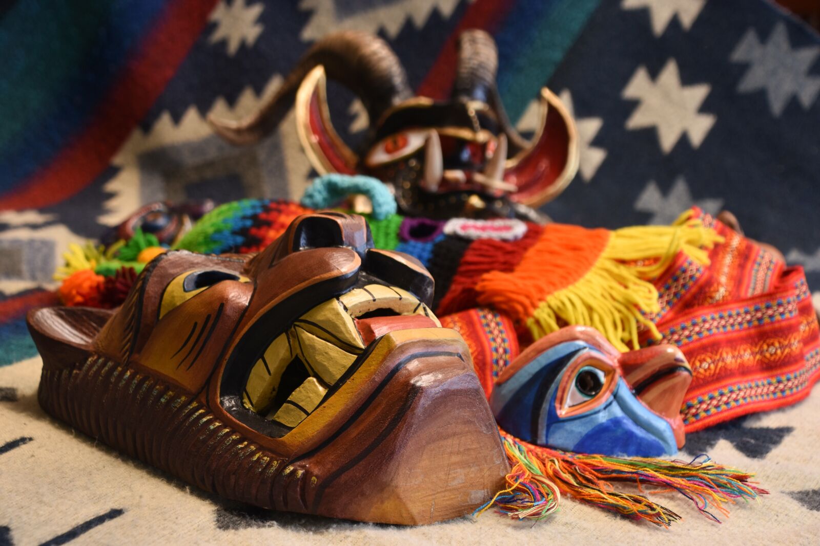 Nikon D7200 sample photo. Traditional, mask, ecuador photography