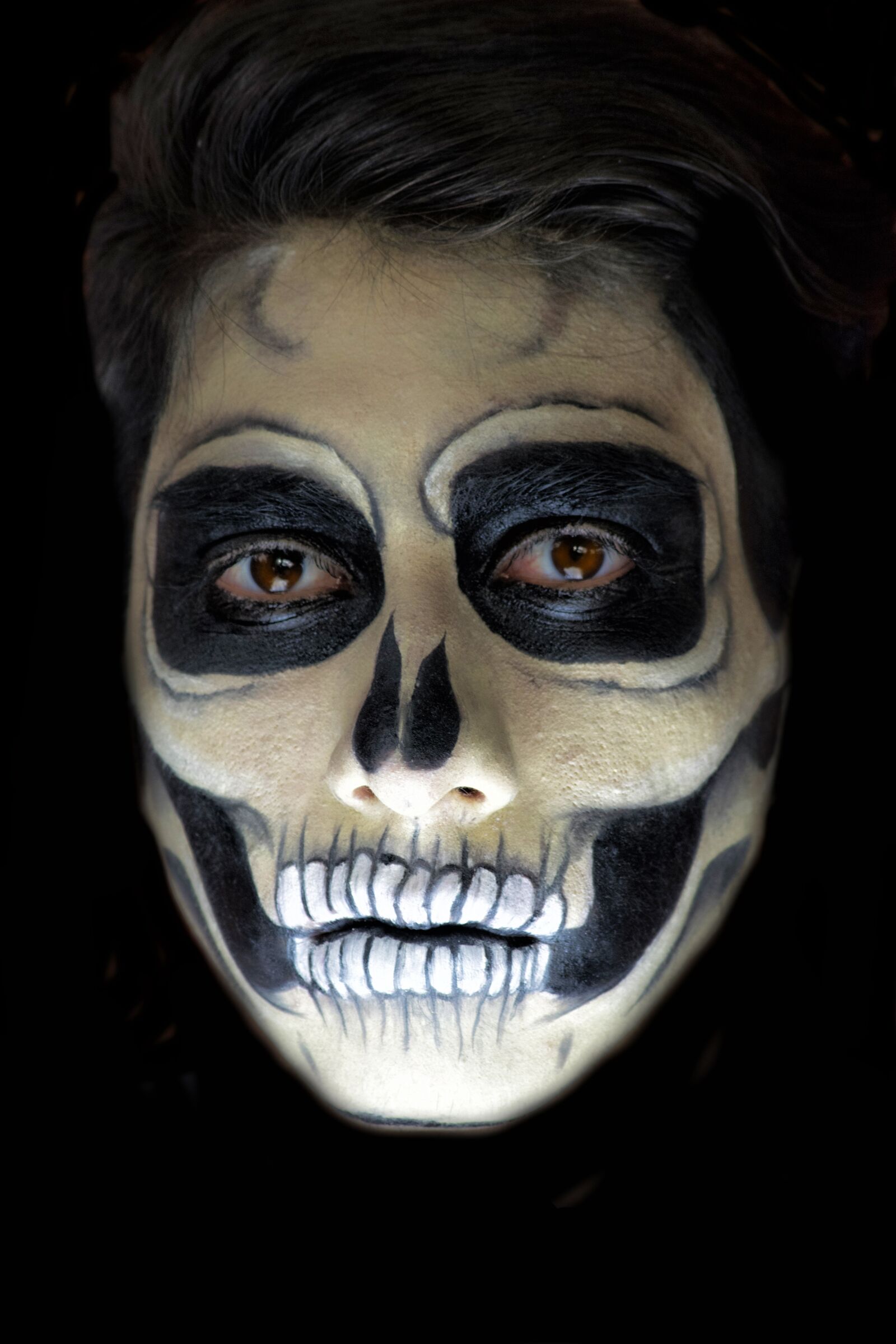 Nikon D5300 sample photo. Painting, catrin, skull photography