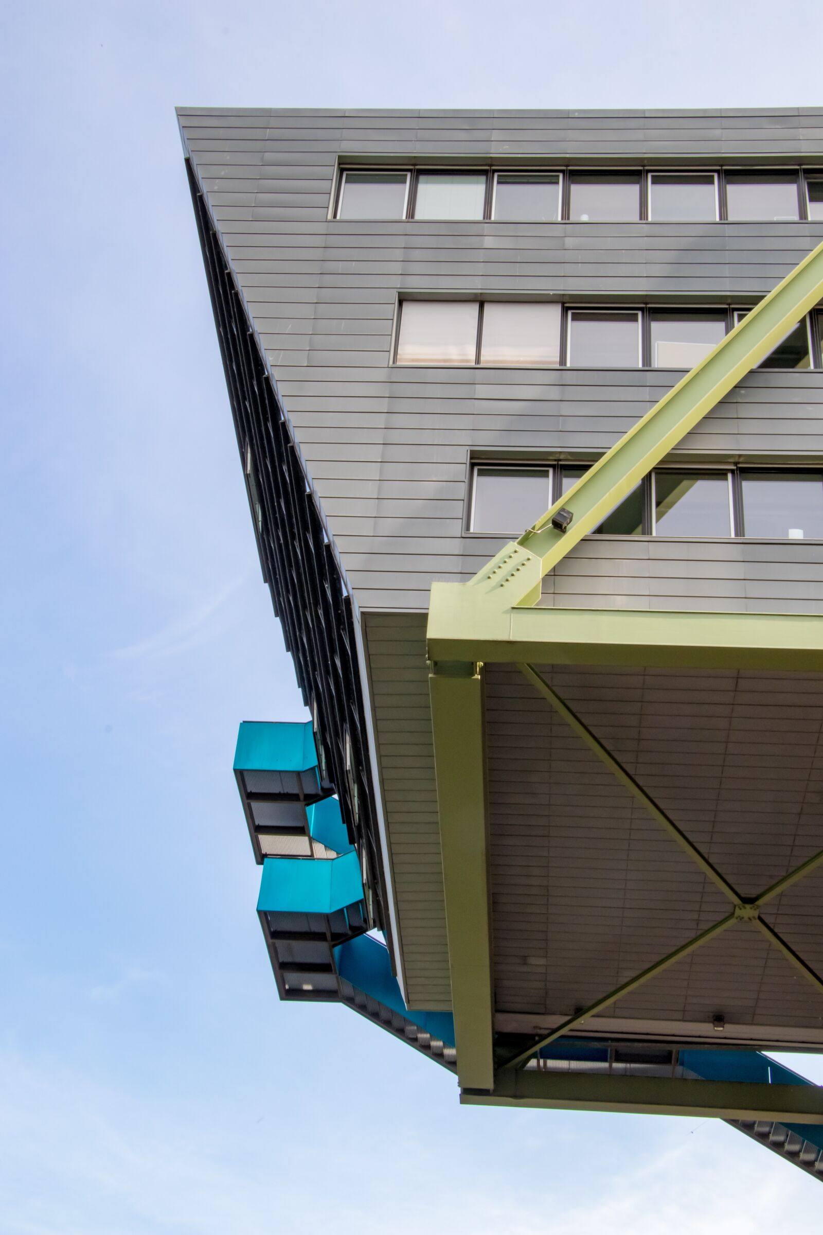 Canon EOS 80D sample photo. Düsseldorf, port, architecture photography