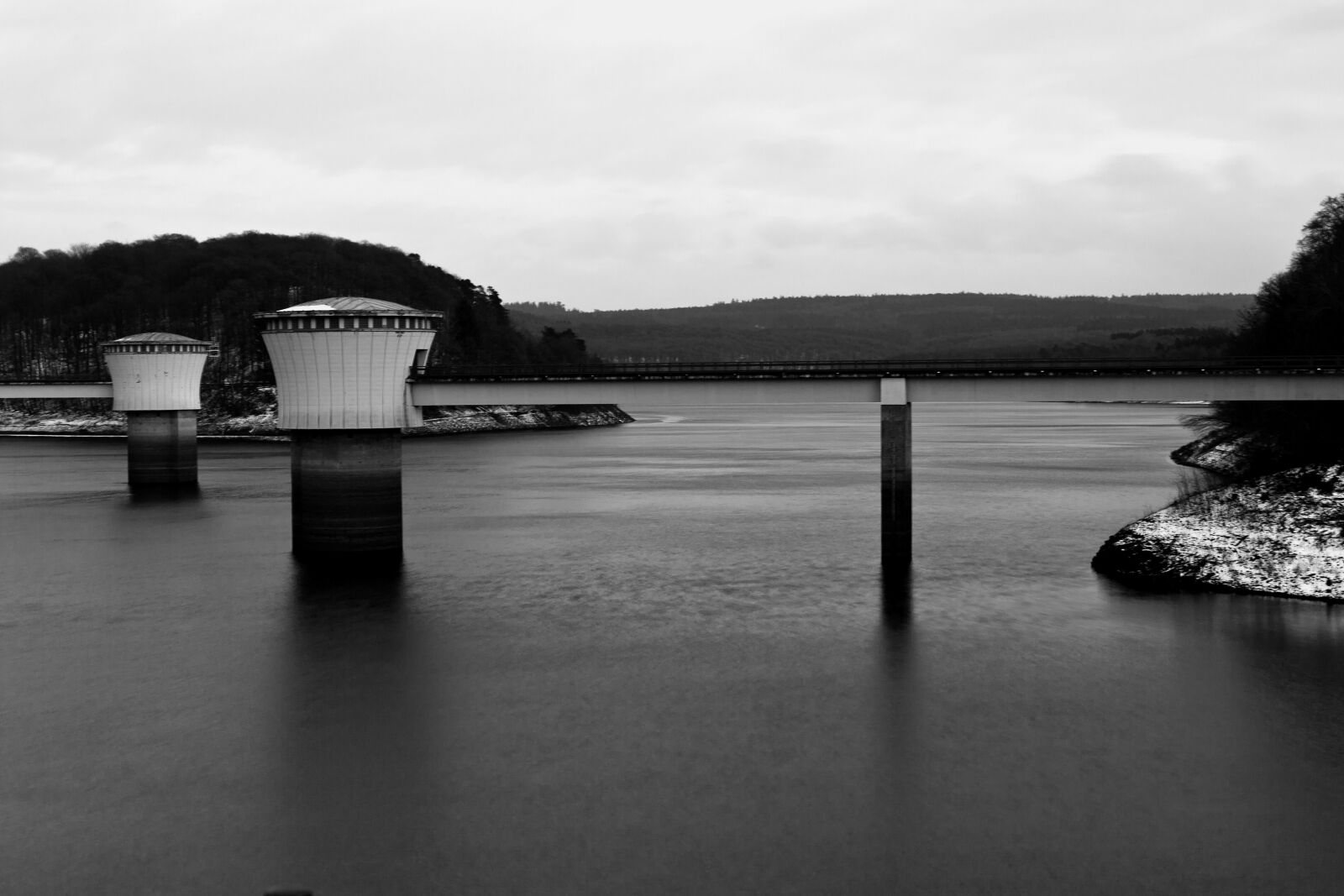 Canon EOS 5D Mark III sample photo. Dam, lake, water retention photography