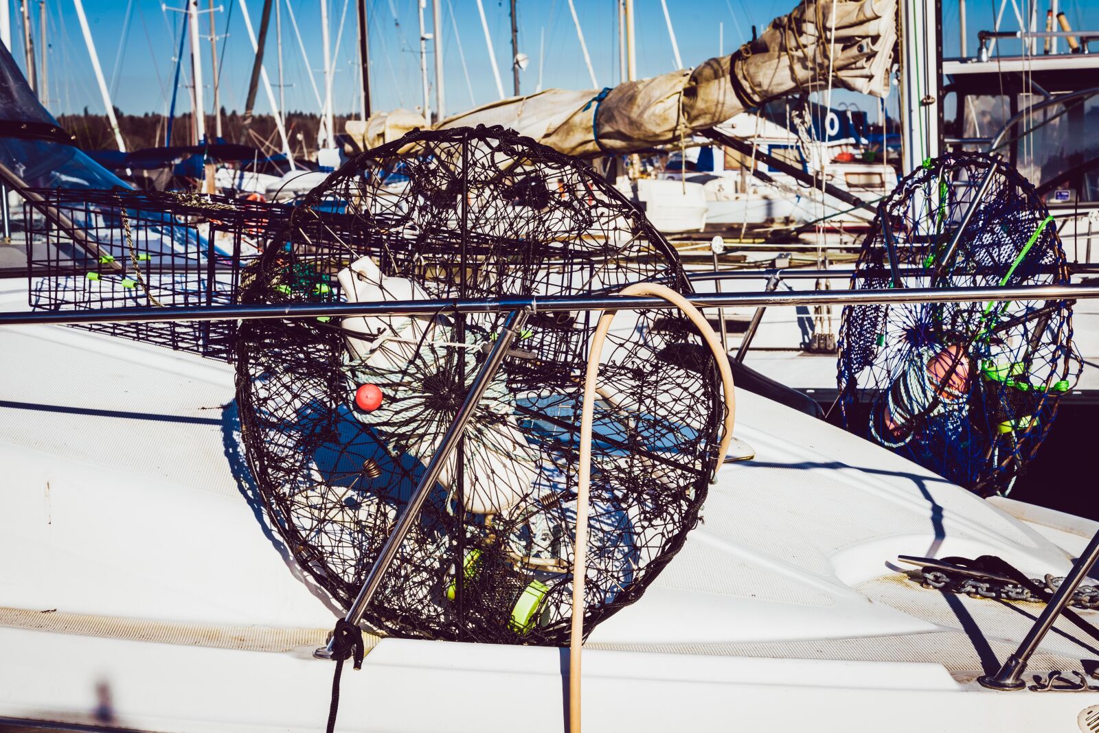 Nikon D750 sample photo. Crab traps, traps, vessel photography