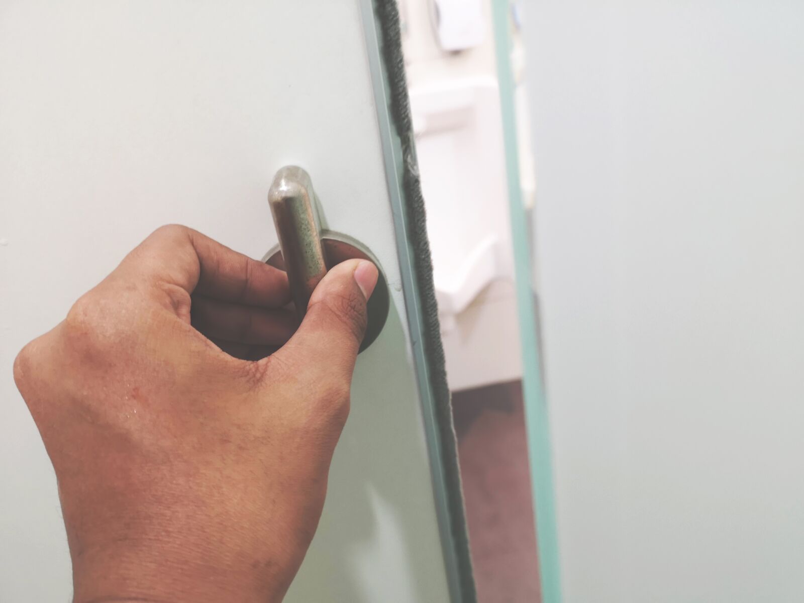 HUAWEI CLT-L29 sample photo. Closeup, toilet, handle photography