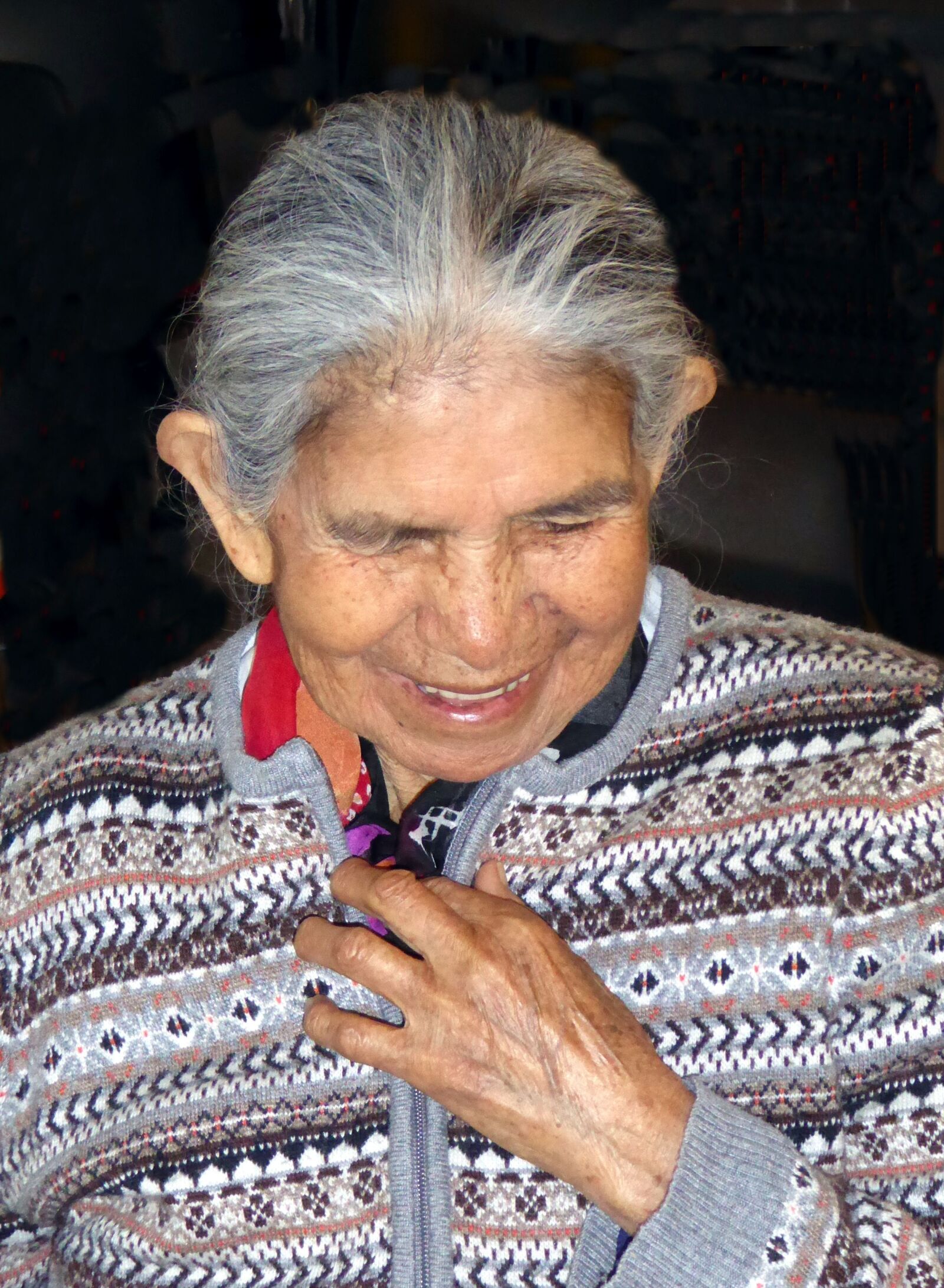 Panasonic DMC-TZ61 sample photo. Old woman, seniorin, friendly photography