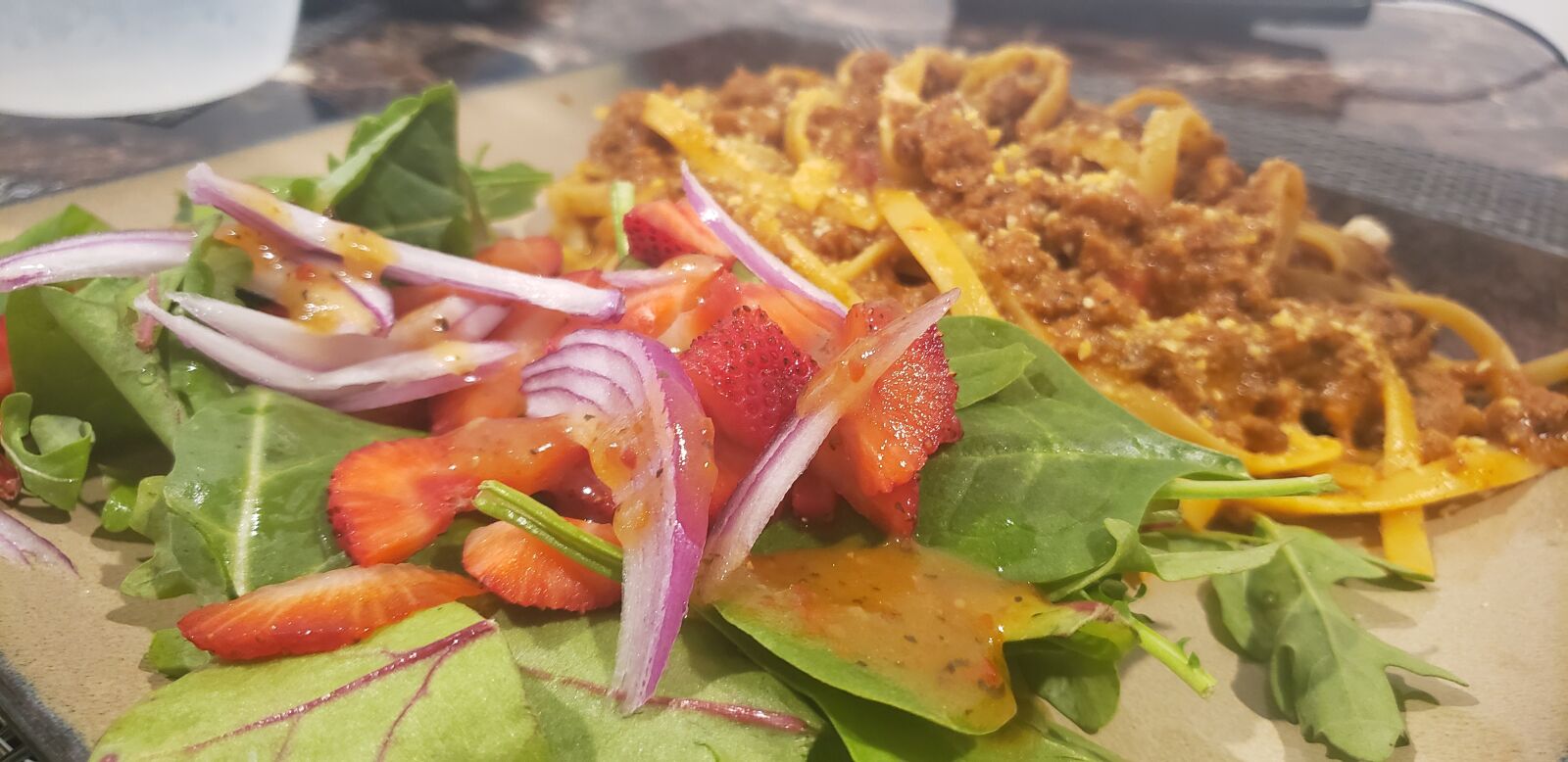 Samsung Galaxy Note9 sample photo. Salad, food, noodles photography