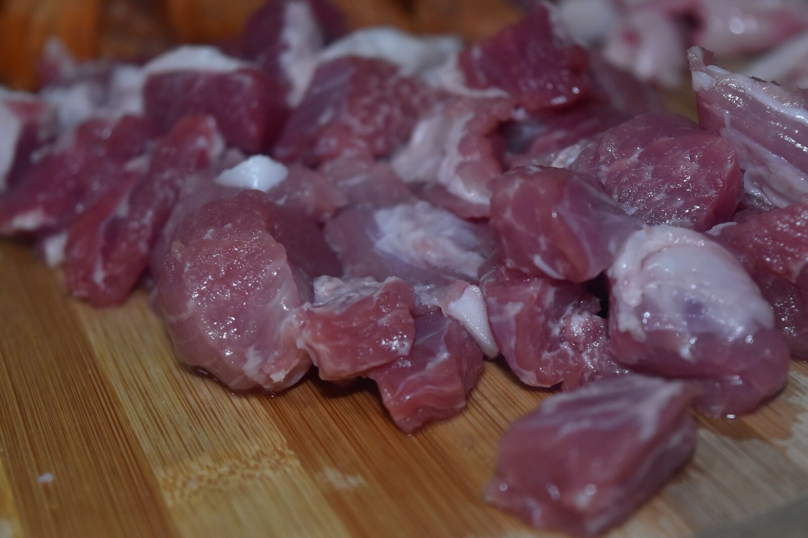 Nikon D5500 sample photo. Meat, muscle, preparation, raw photography