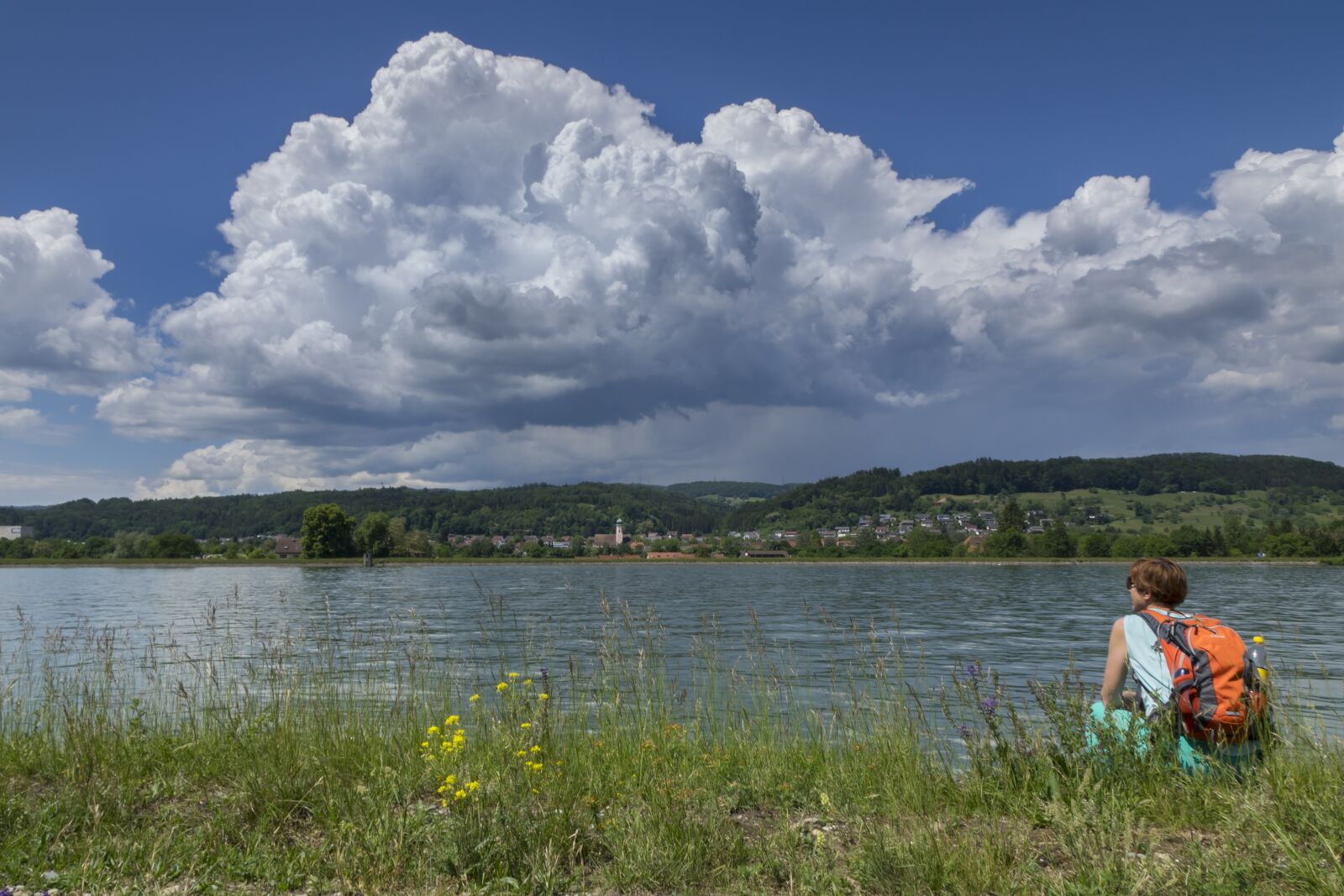 24-200mm F2.8 sample photo. Hiking, thunderstorm, storm clouds photography