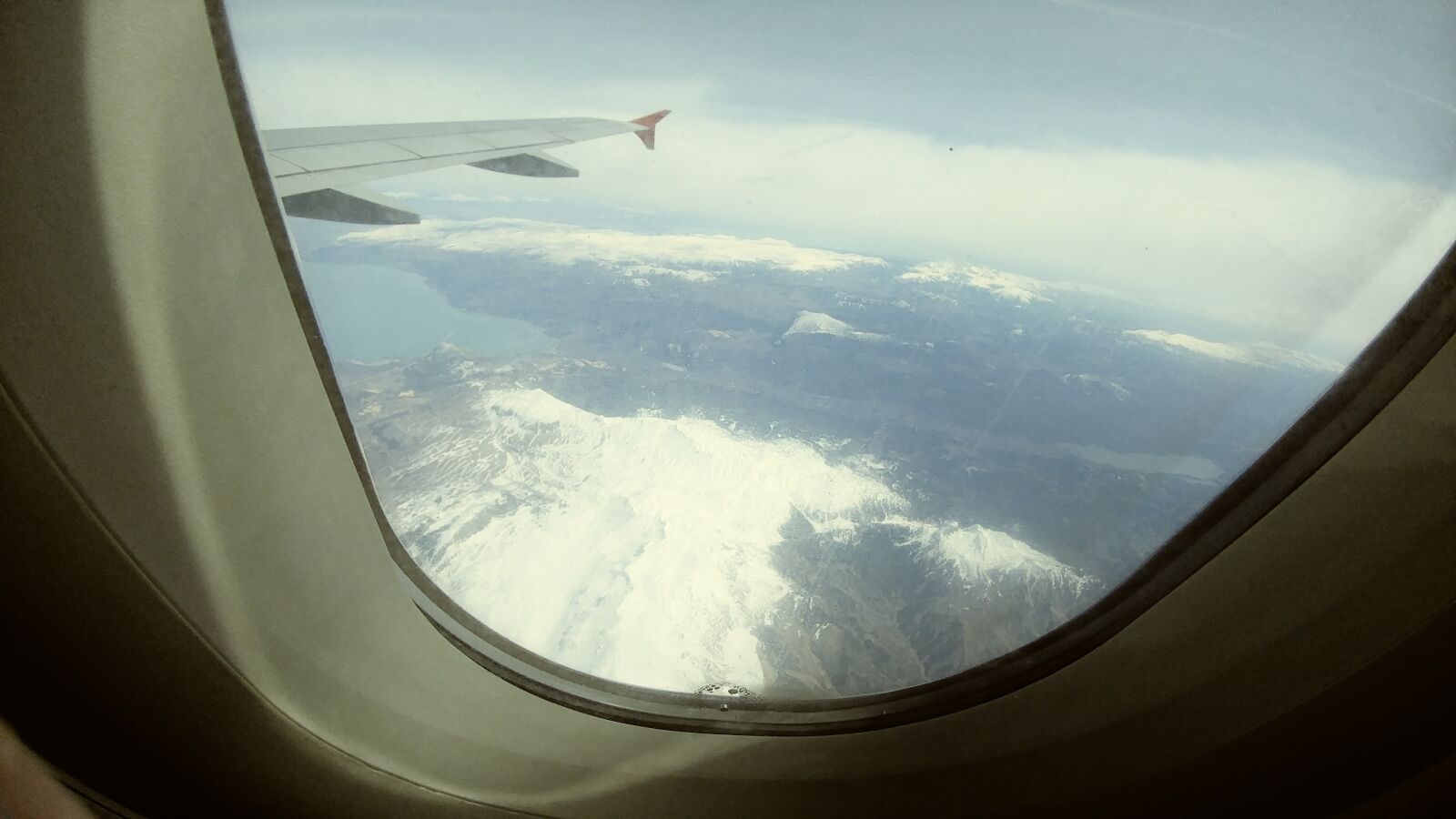 LG G5 sample photo. Airplane, blue, sky, clouds photography