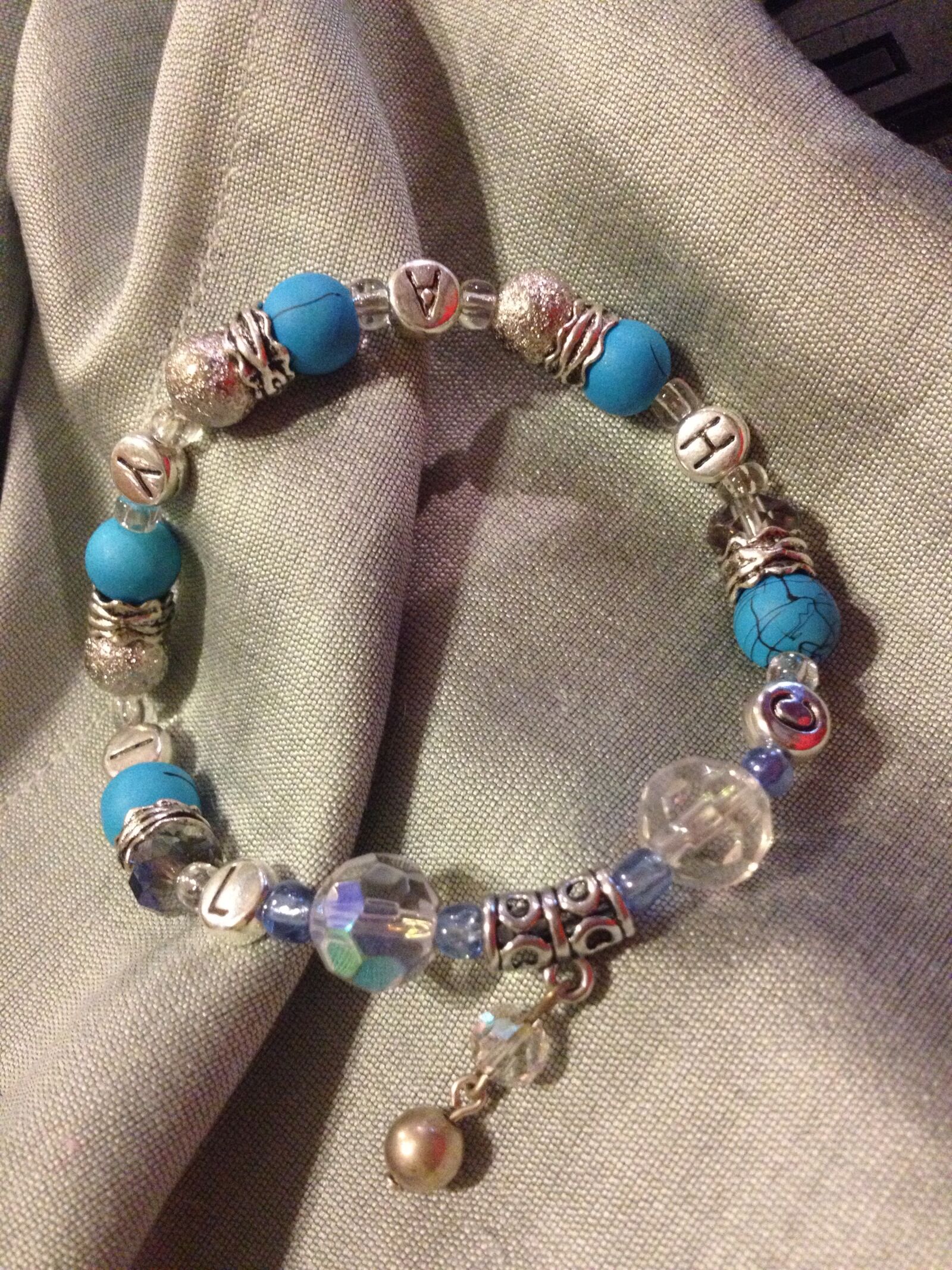 iPhone 4S back camera 4.28mm f/2.4 sample photo. Bracelet, silver, chayil photography