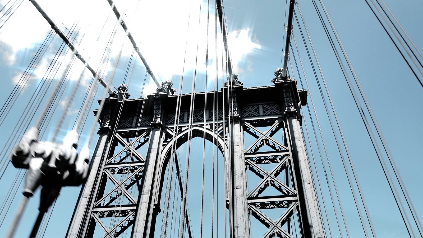 Olympus PEN E-PL3 sample photo. Manhattan bridge, new york photography