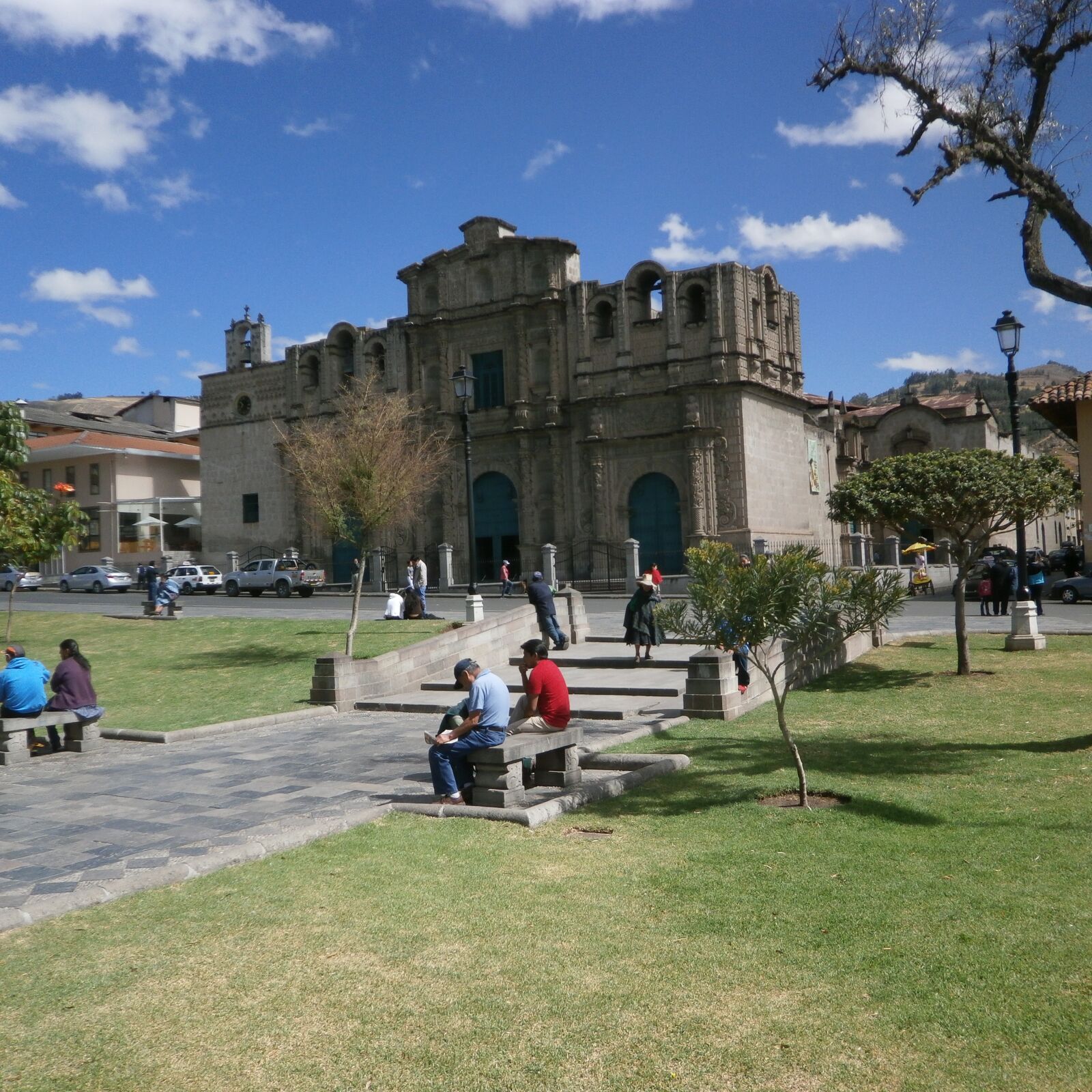 Olympus VG180,D770 sample photo. Cajamarca, cathedral, catedral photography