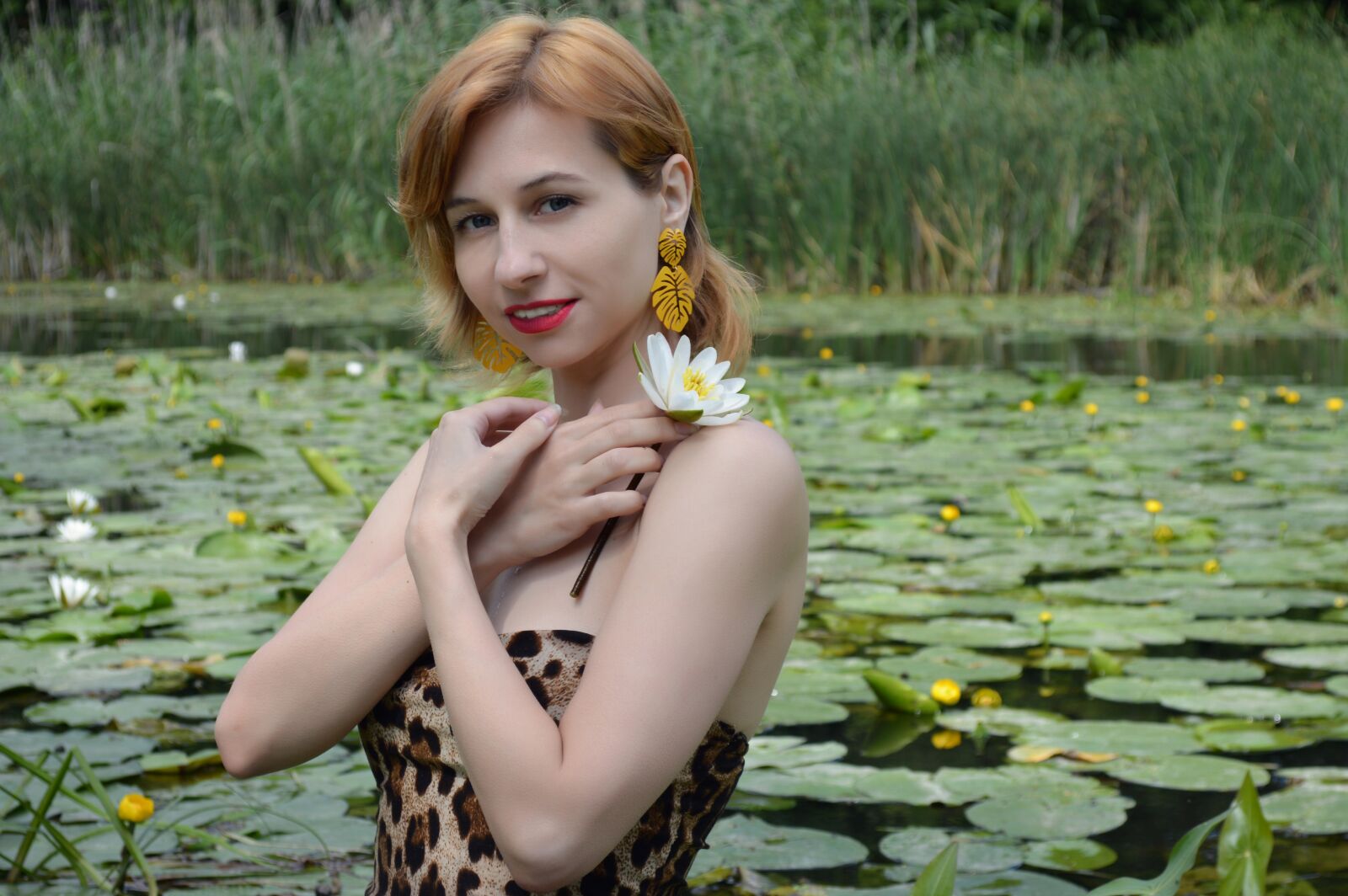 Nikon D3200 sample photo. Lotus, water lily, lily photography