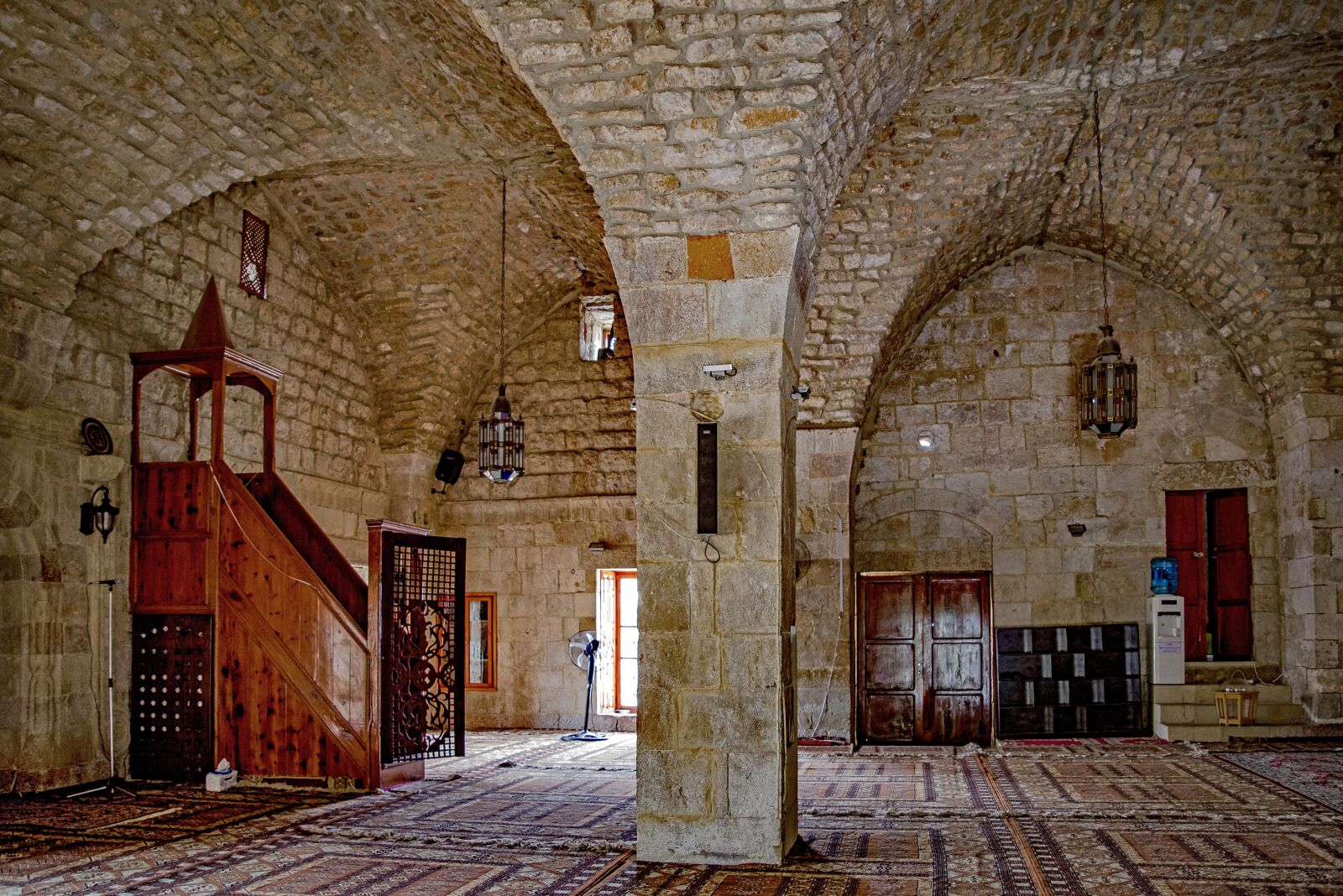 Pentax K-1 Mark II sample photo. Mosque, interior, stone photography