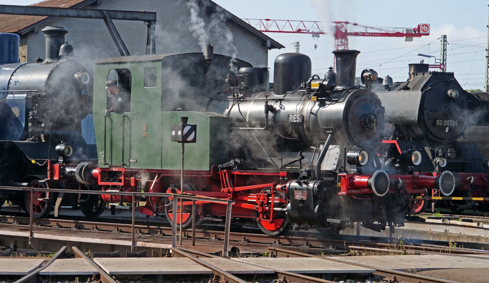 Panasonic Lumix DC-G9 sample photo. Steam locomotive, museum, n photography
