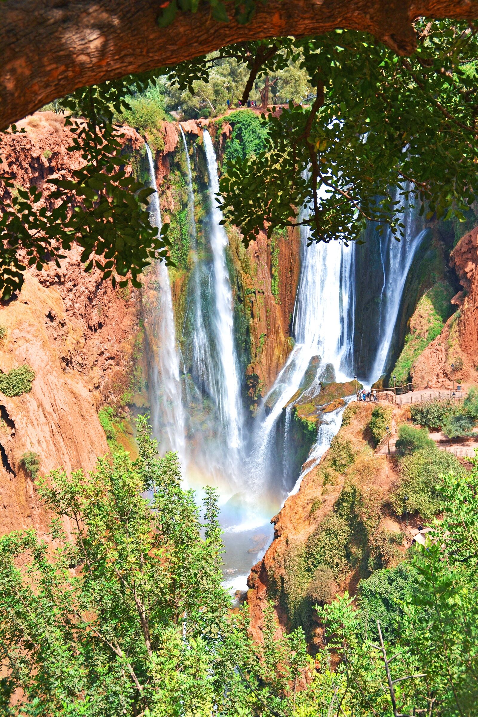 Nikon D3100 sample photo. Waterfall, ouzoud, falls photography